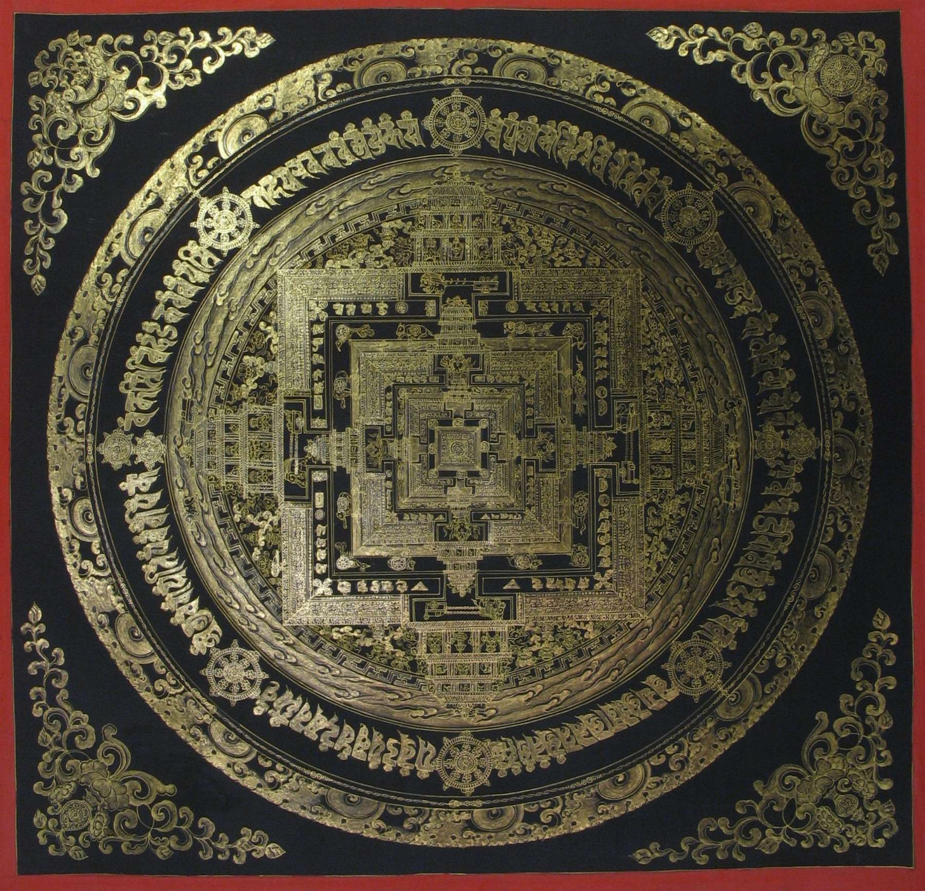 Tibetan Thangka <span Style=