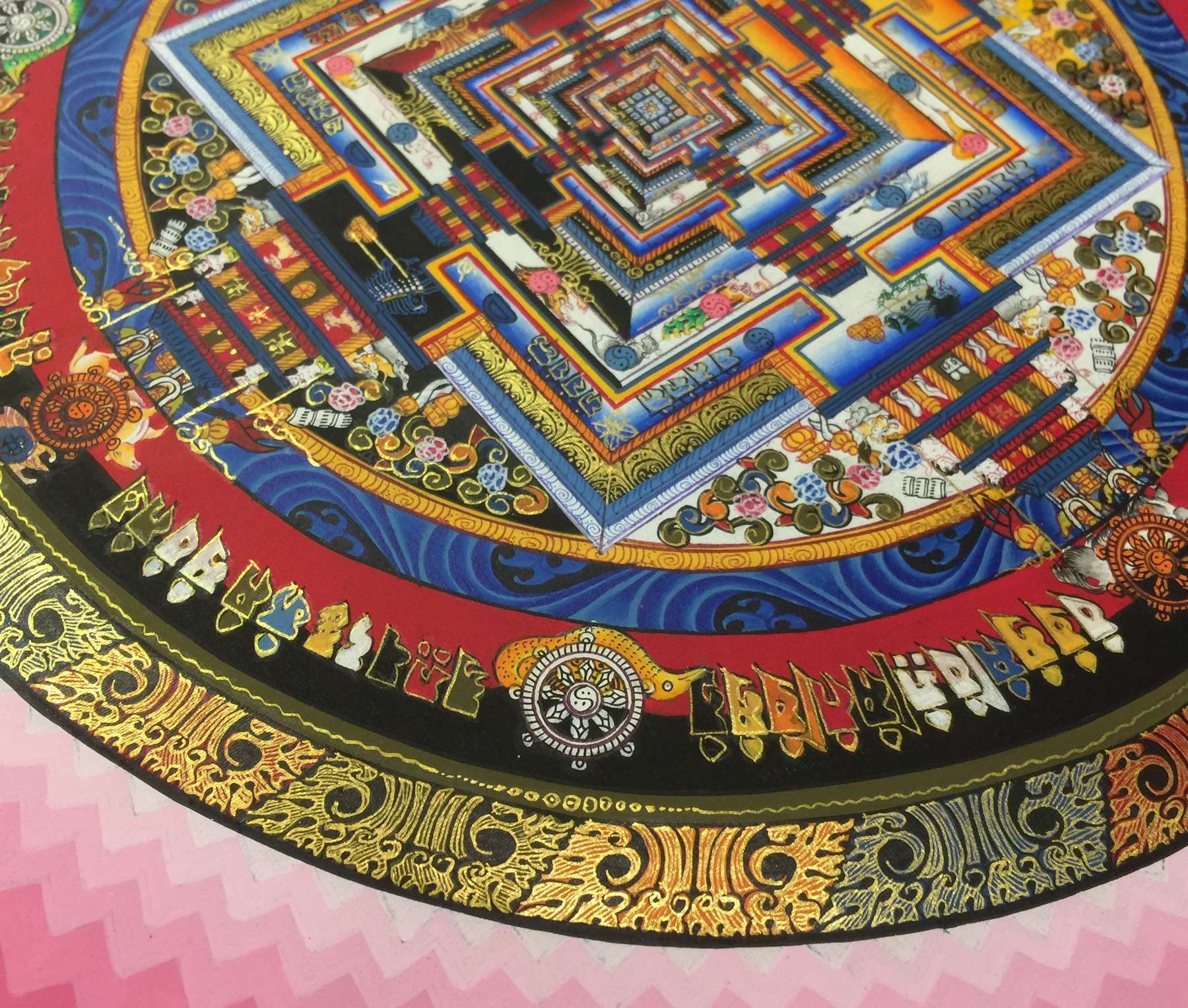 Tibetan Thangka <span Style=