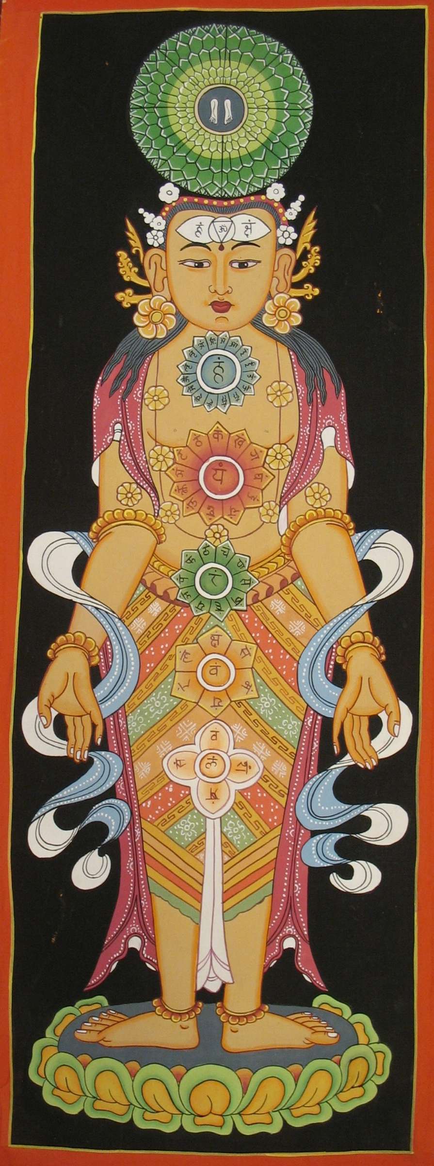 Tibetan Thangka Of Samadhi Small