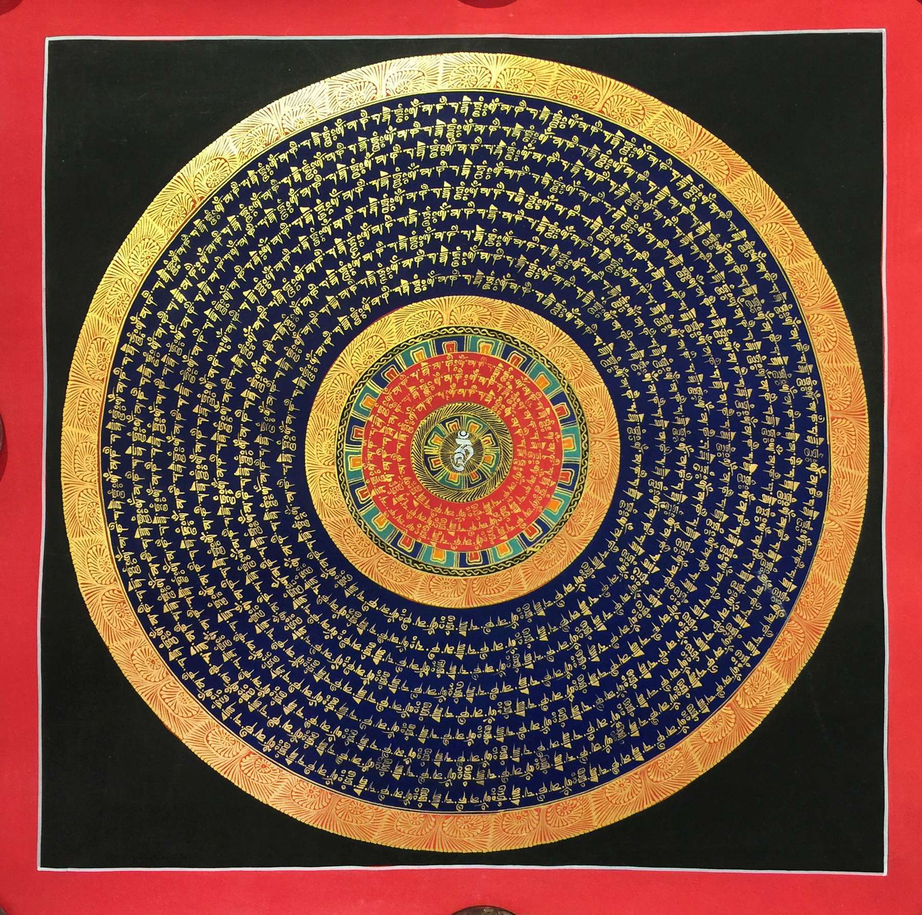 Tibetan Thangka <span Style=