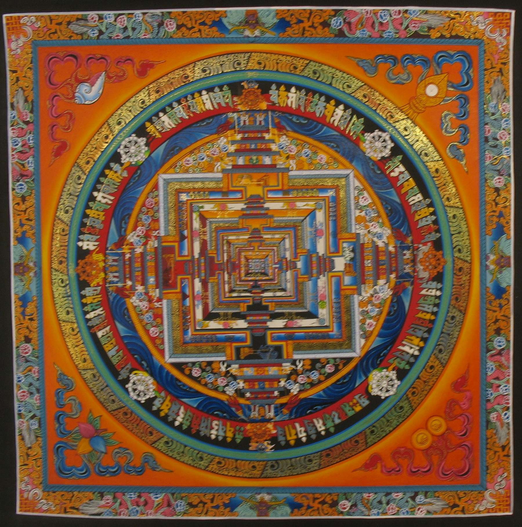 Tibetan Thangka <span Style=