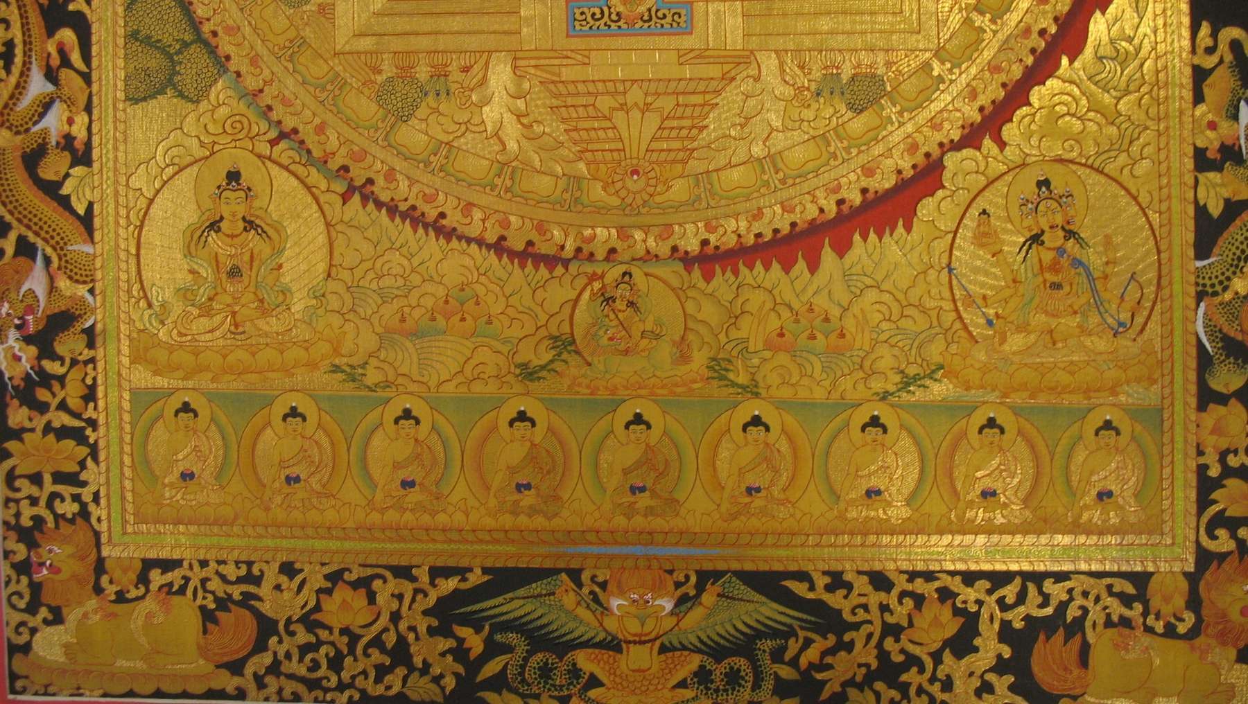 Tibetan Thangka <span Style=