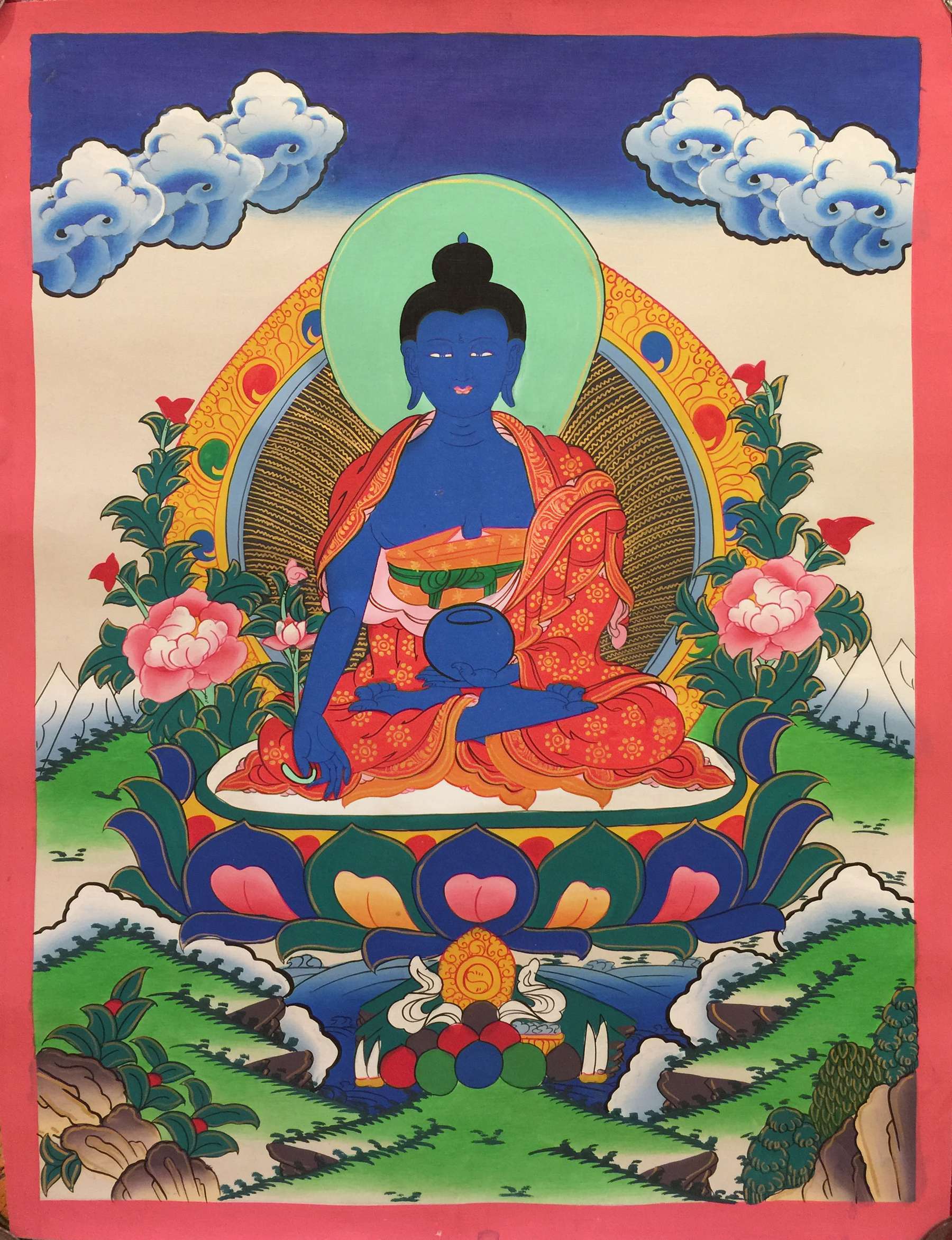 Tibetan Thangka <span Style=