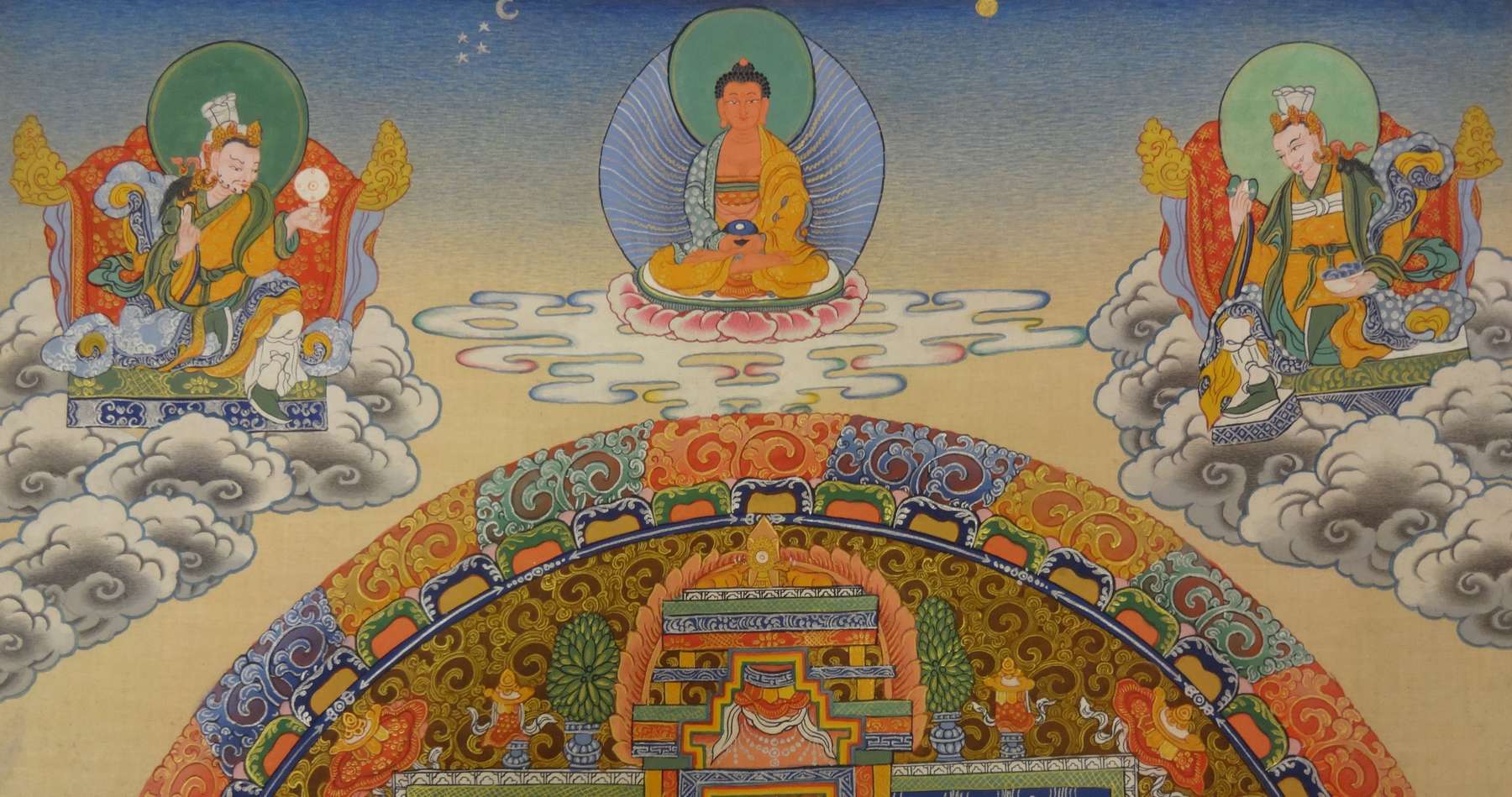 Tibetan Thangka <span Style=