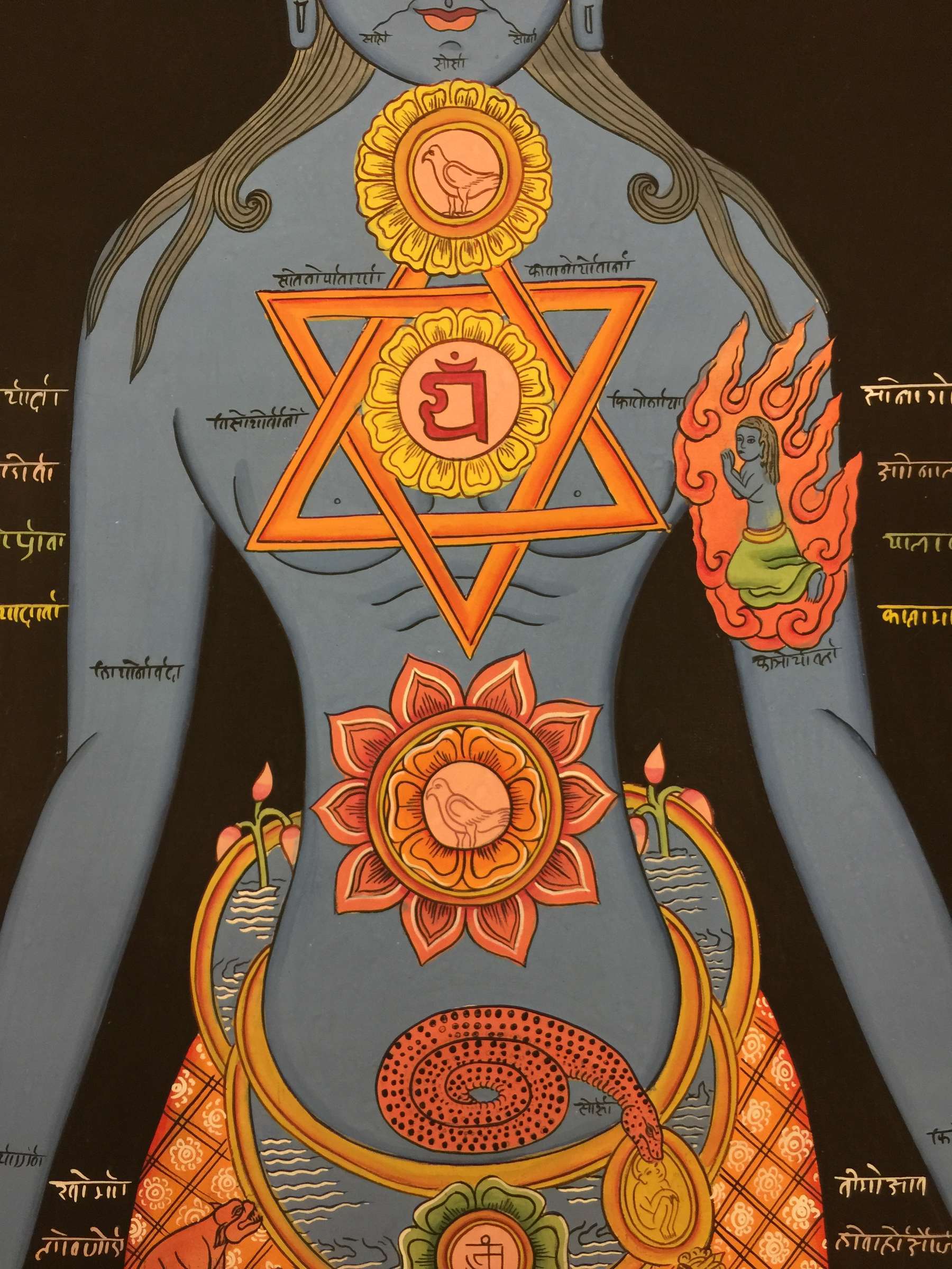 Tibetan Thangka <span Style=