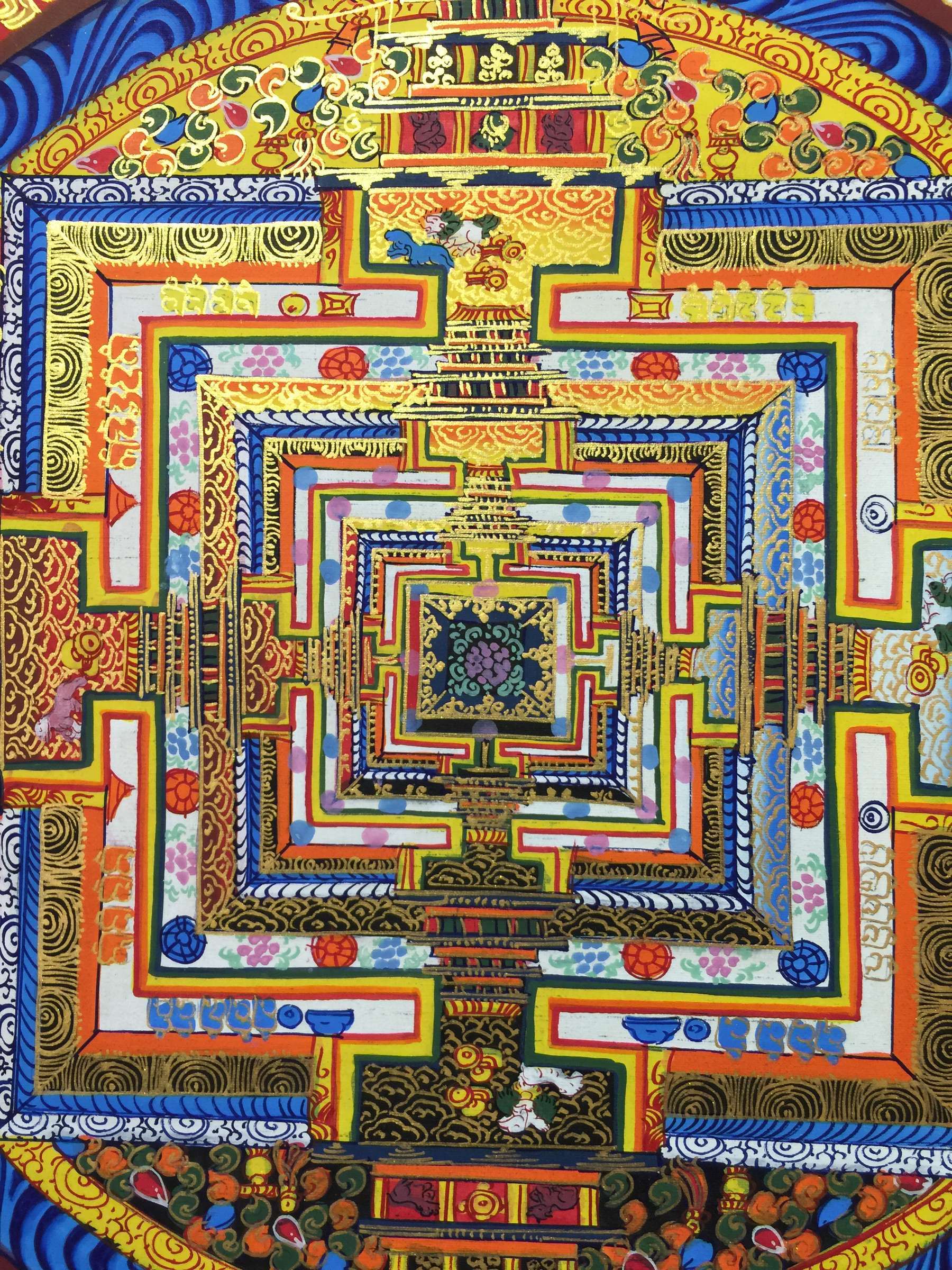 Tibetan Thangka <span Style=