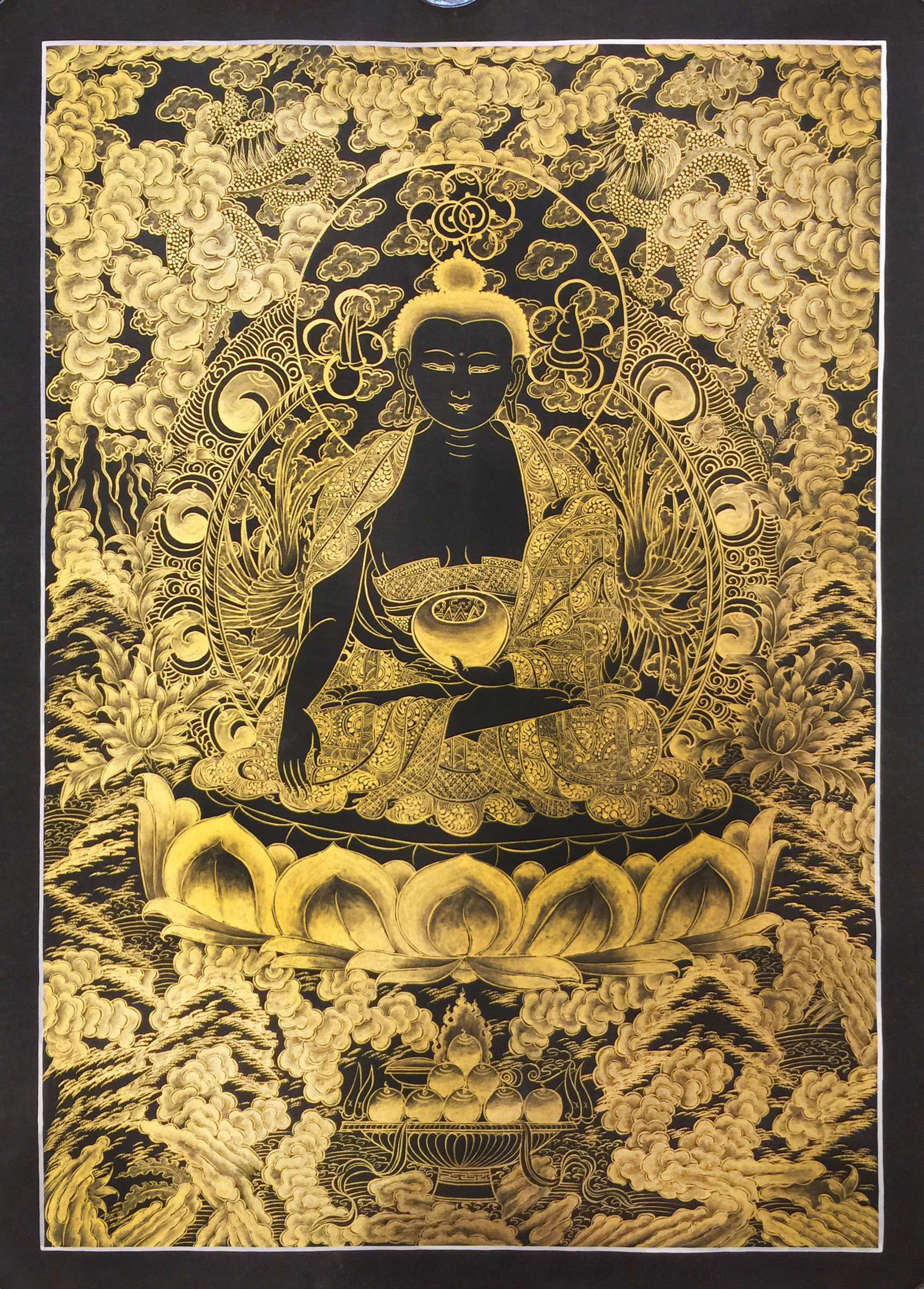 Tibetan Thangka <span Style=