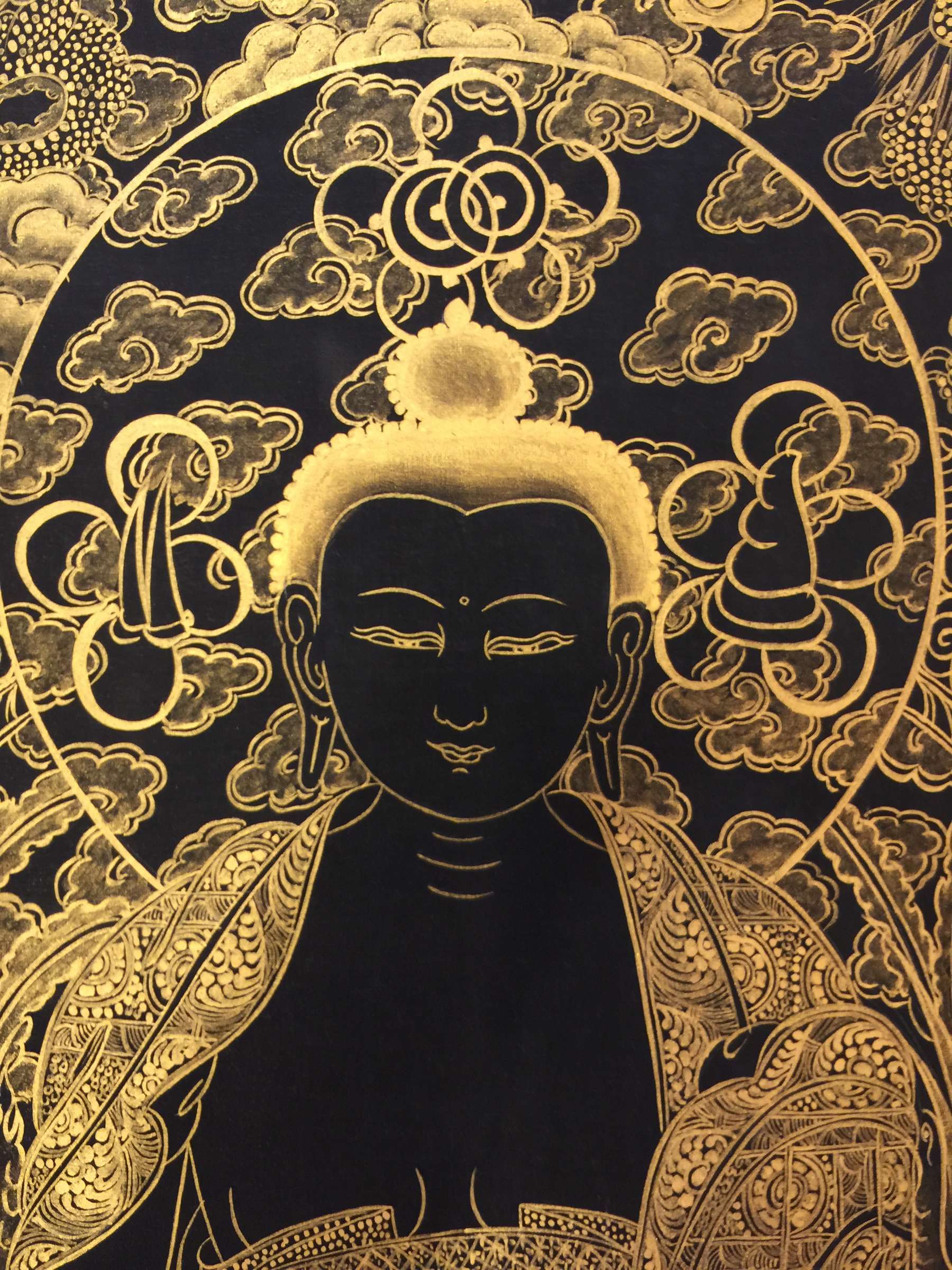 Tibetan Thangka <span Style=