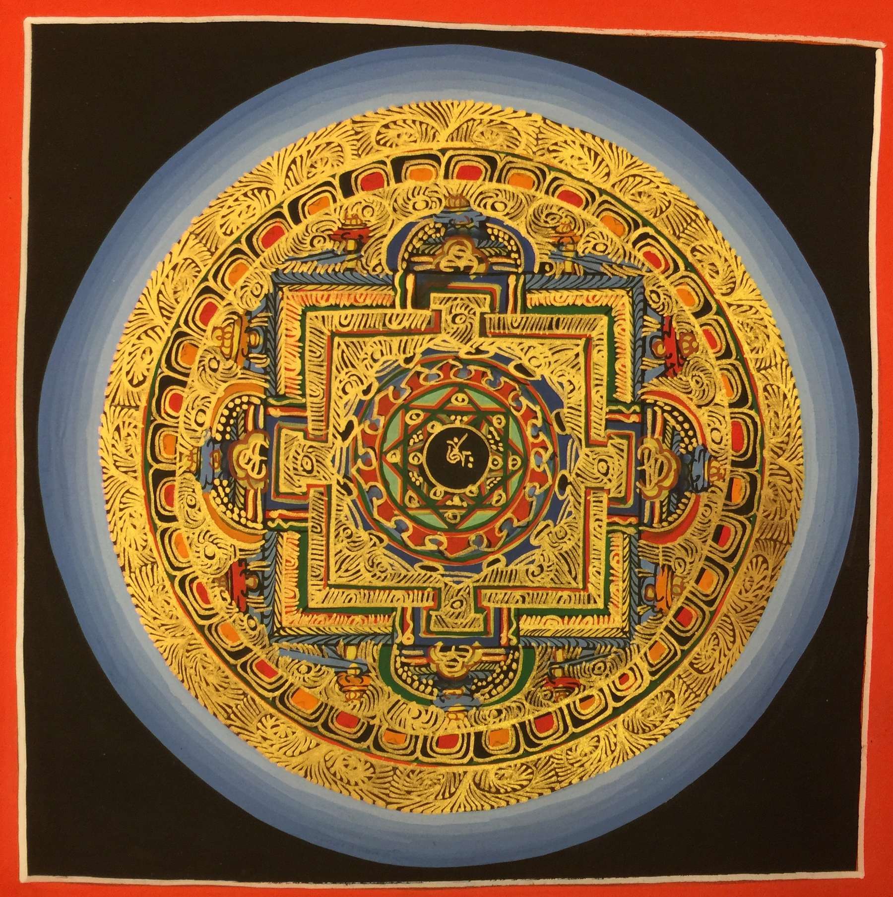 Tibetan Thangka <span Style=