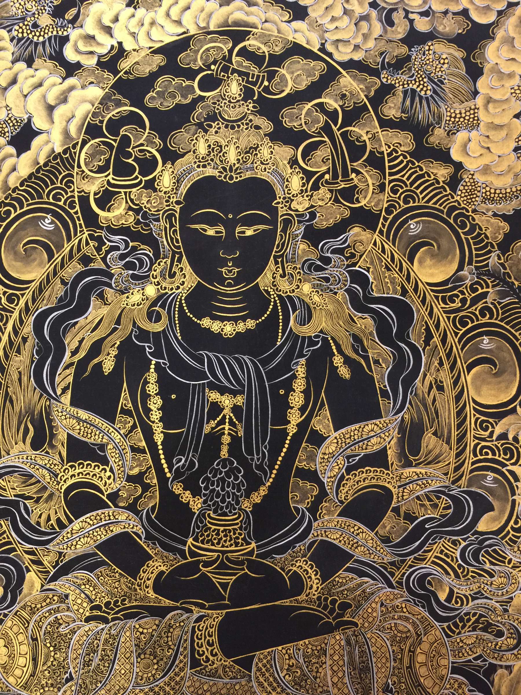 Tibetan Thangka Of Amitayus