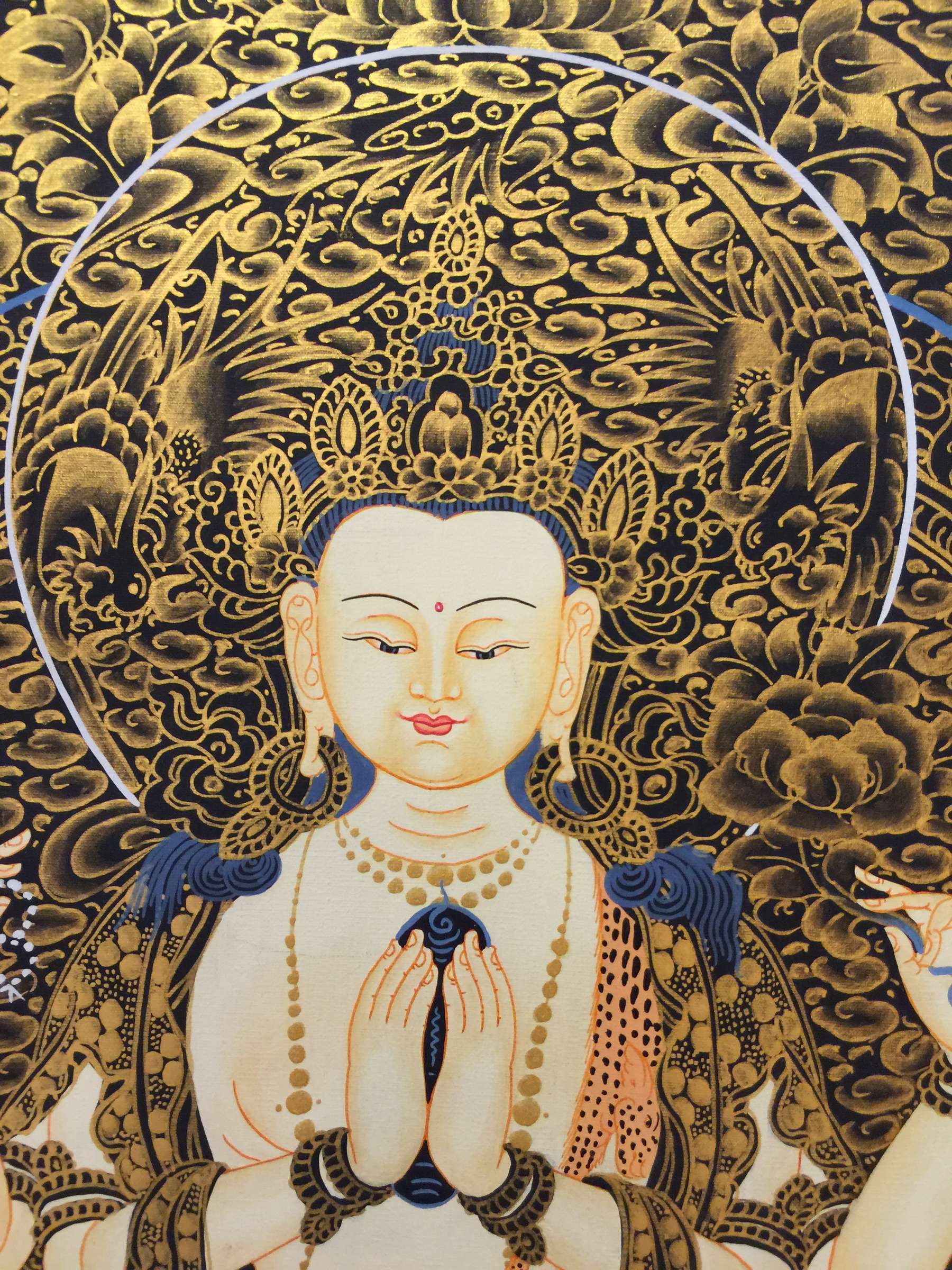 Tibetan Thangka <span Style=