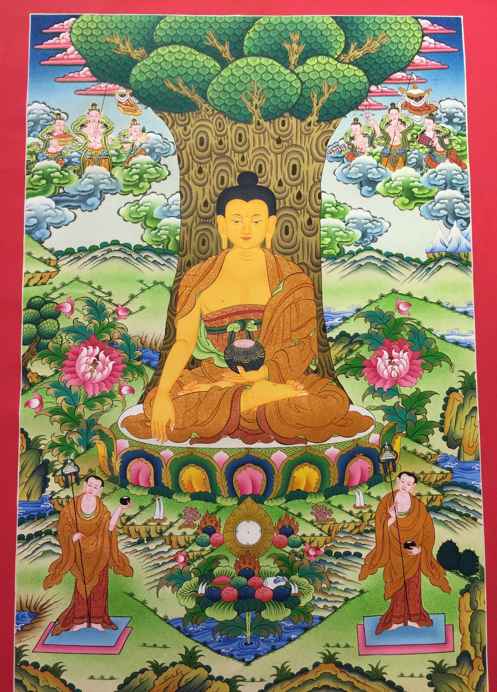 Tibetan Thangka <span Style=