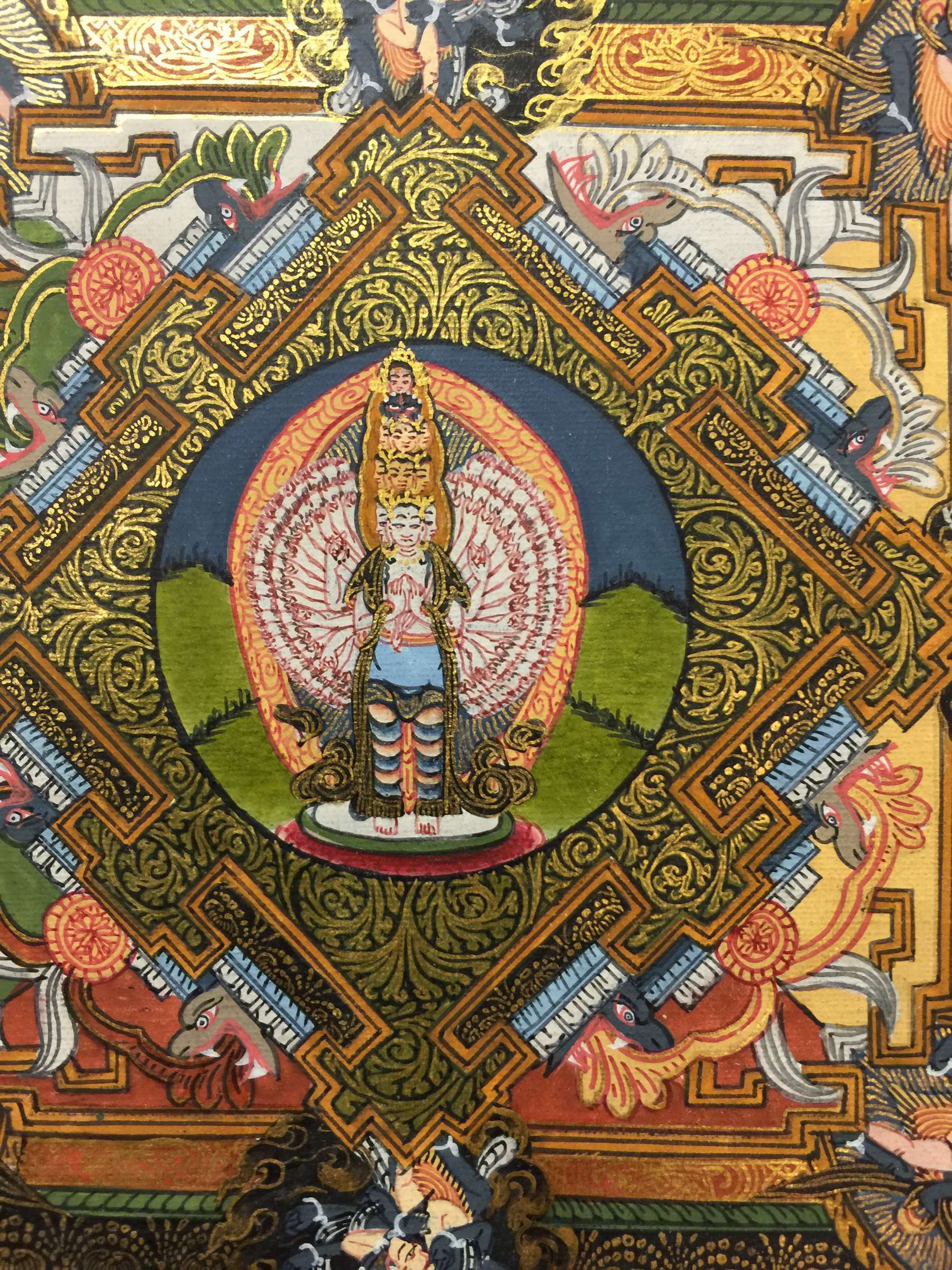 Tibetan Thangka <span Style=