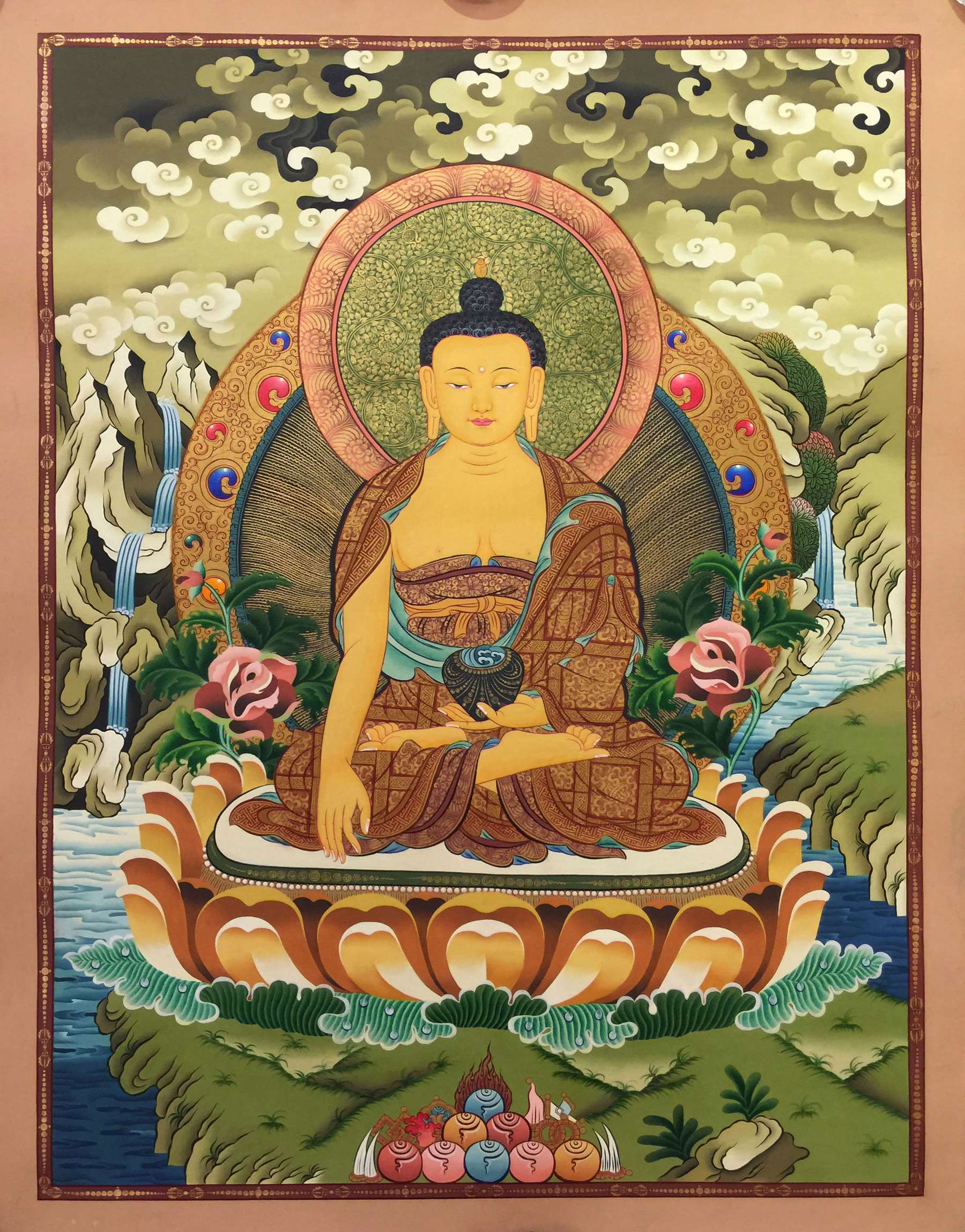 Tibetan Thangka <span Style=