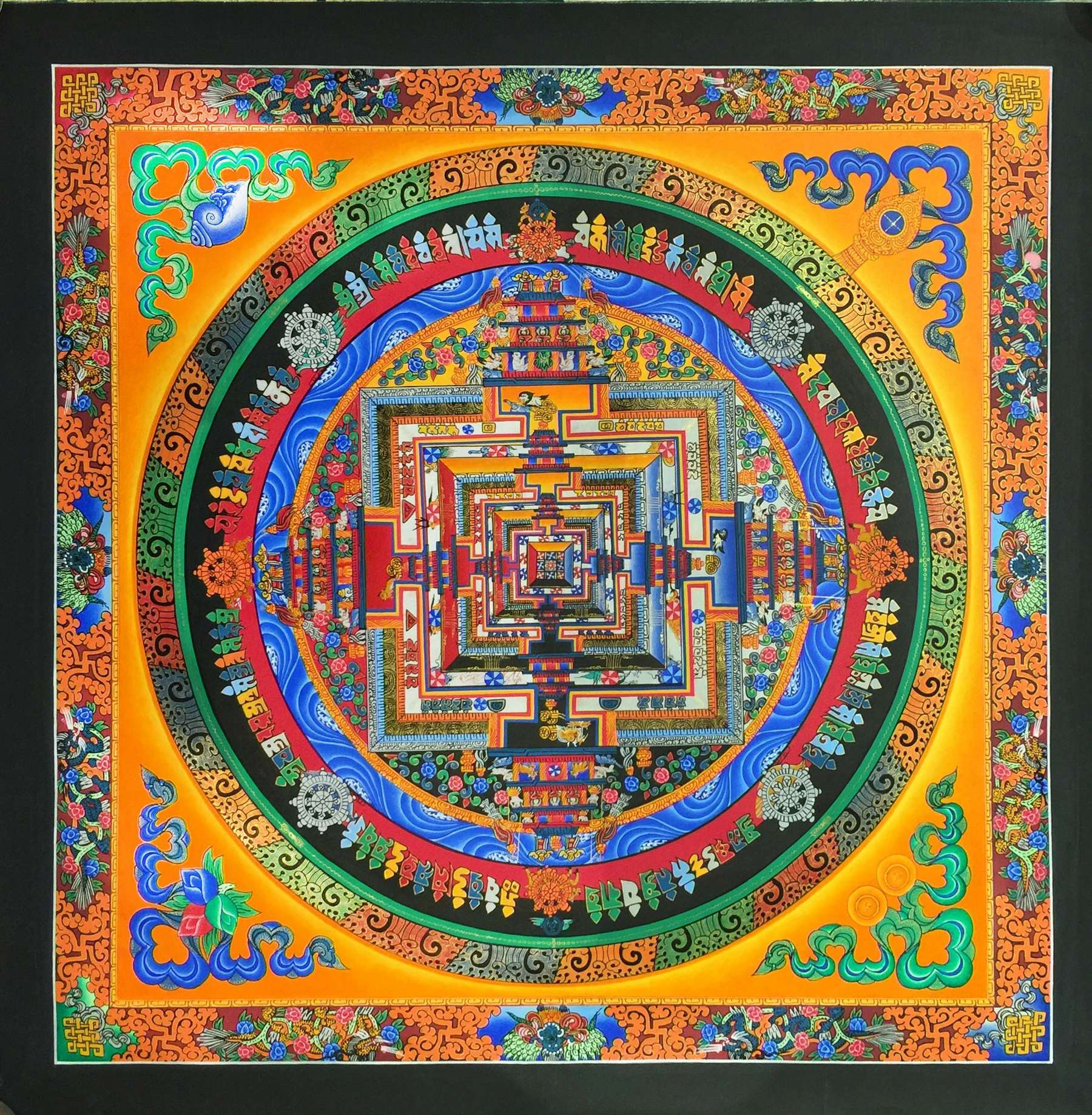 Tibetan Thangka <span Style=