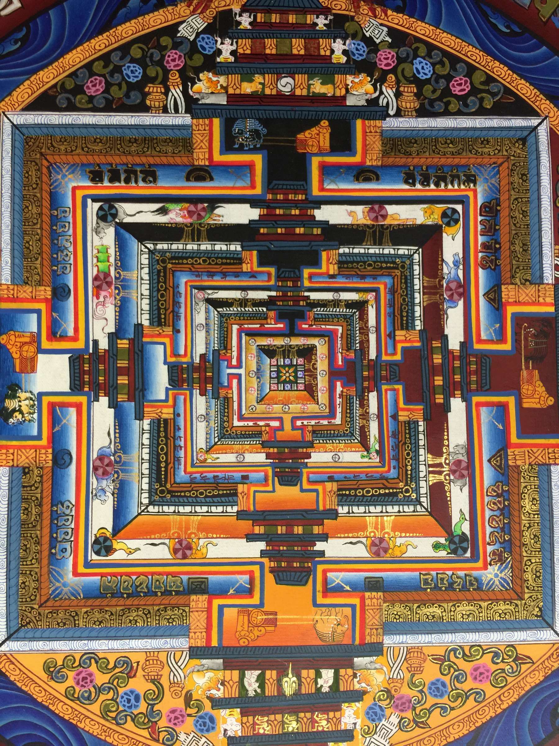 Tibetan Thangka <span Style=