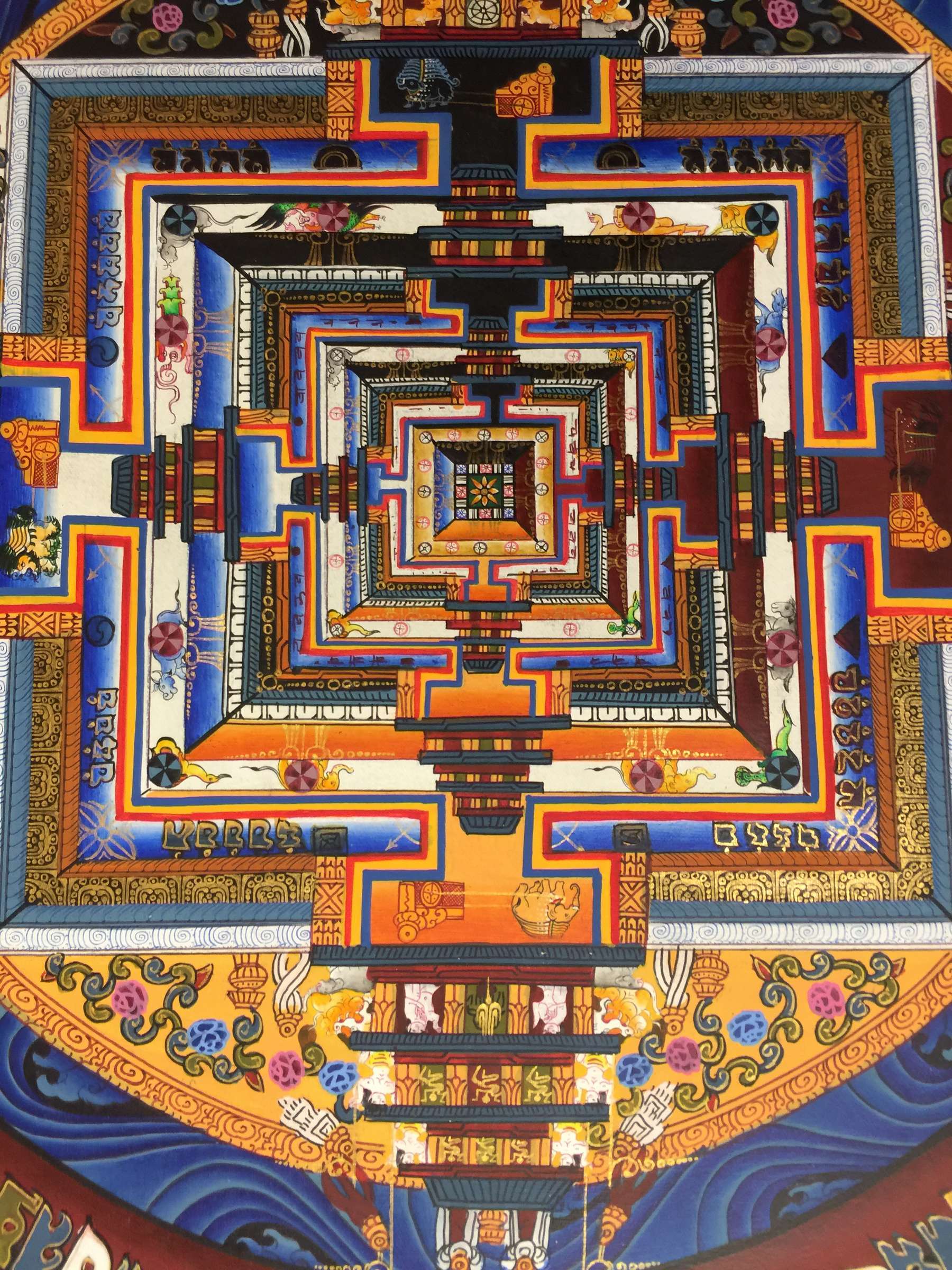 Tibetan Thangka <span Style=