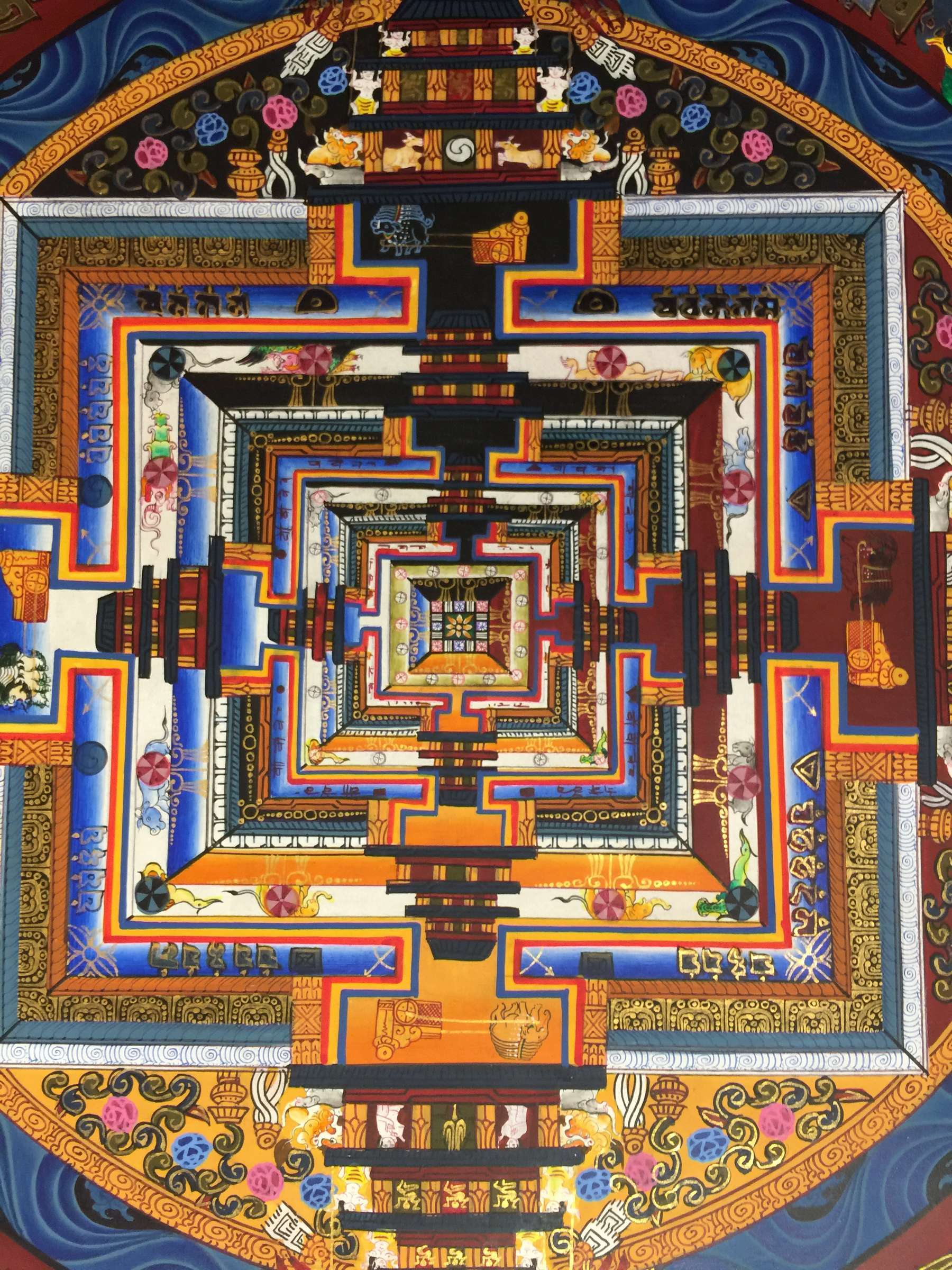 Tibetan Thangka <span Style=