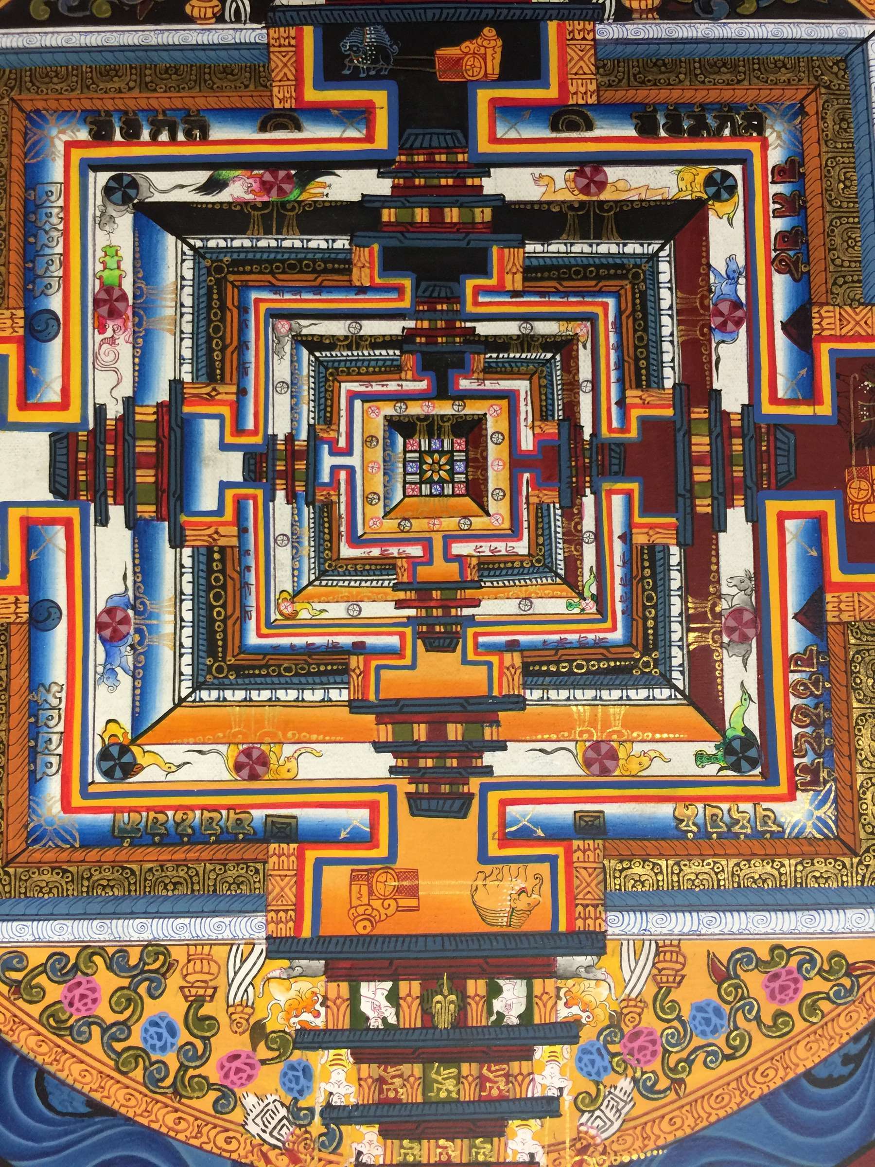 Tibetan Thangka <span Style=