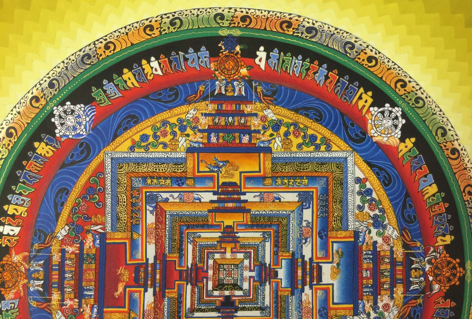 Tibetan Thangka <span Style=