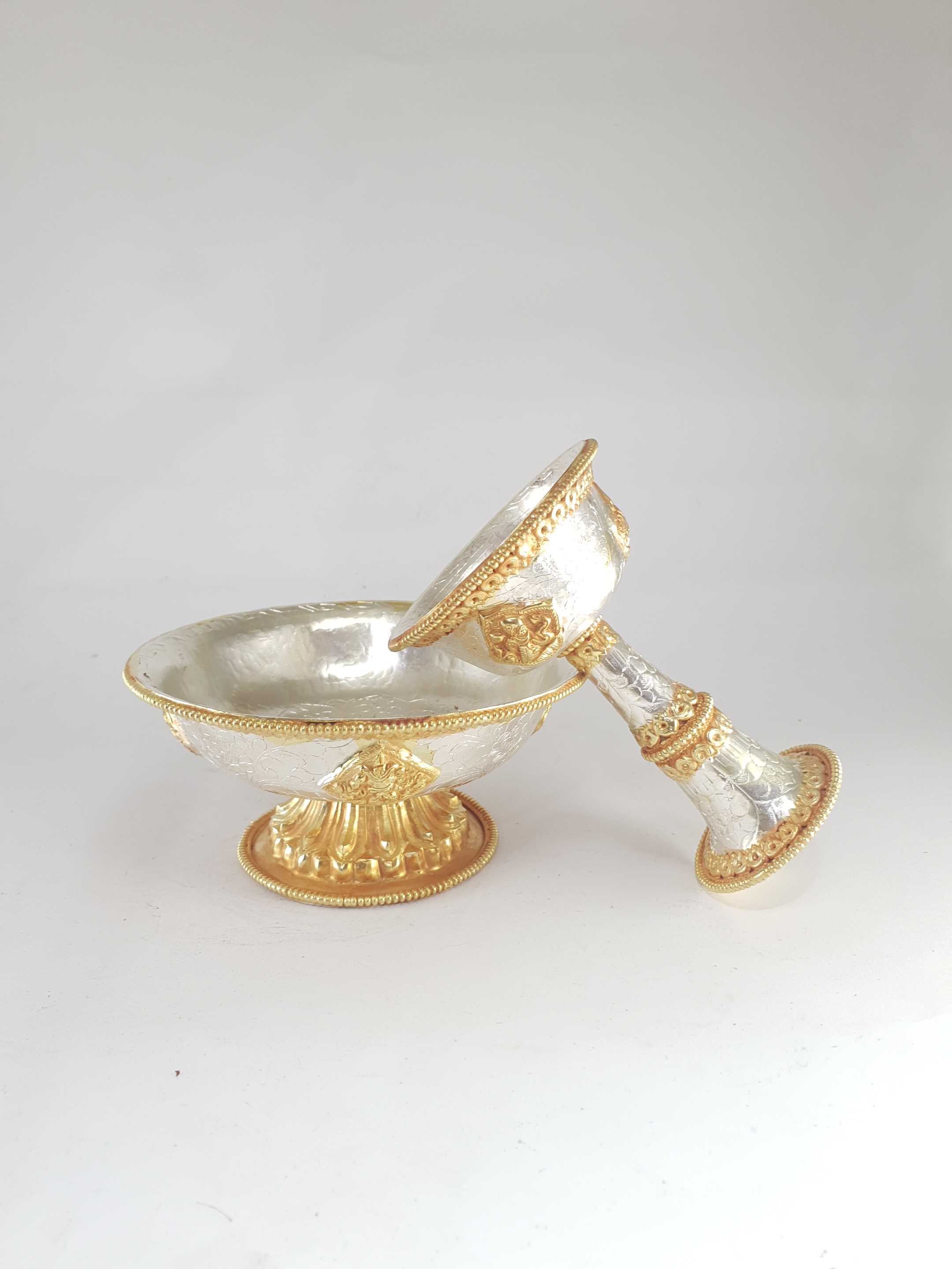 Serkyem Offering Or The Golden Drink Offering gold And Silver Plated, aka Sergem, Sirkim
