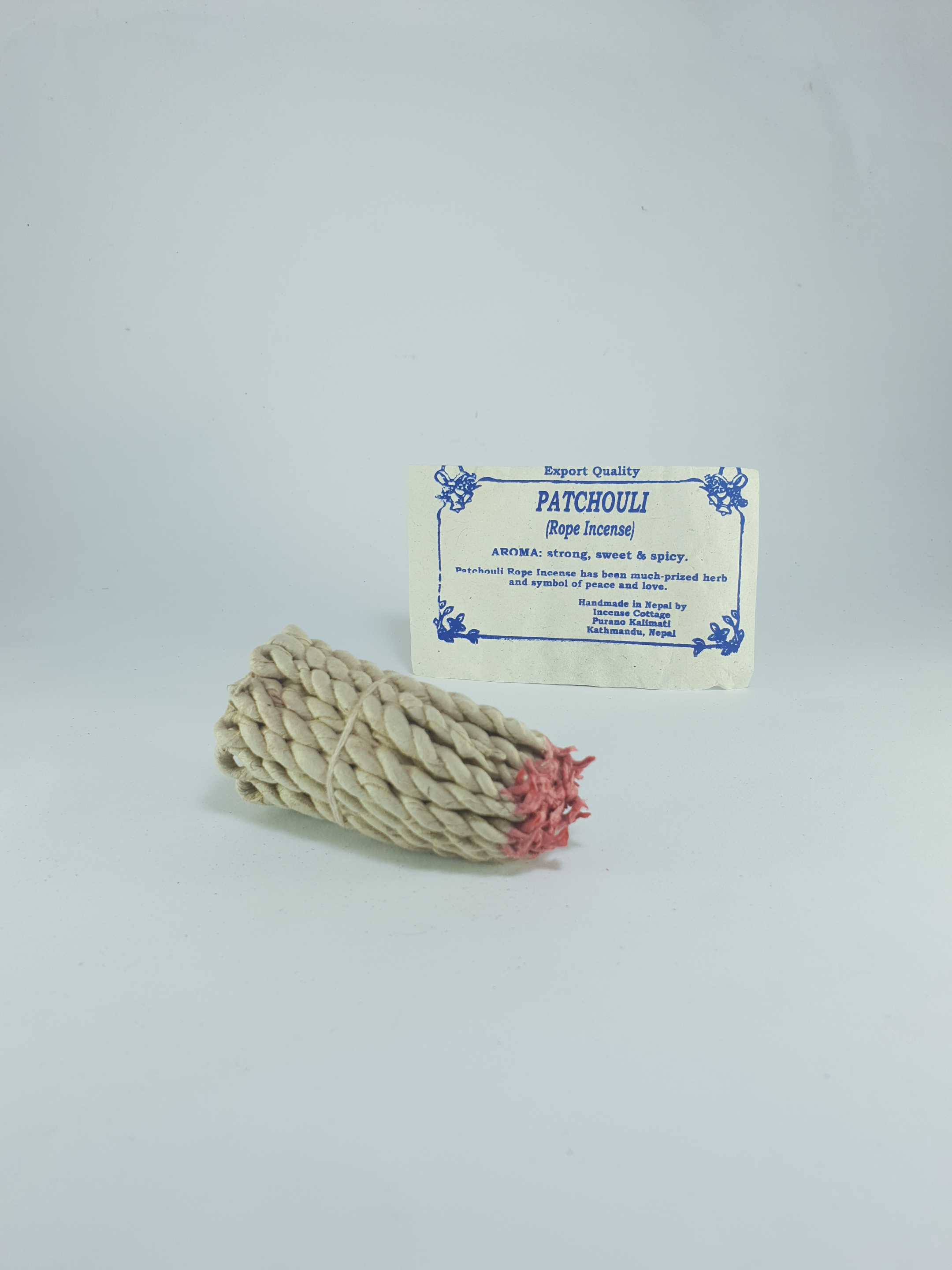 Patchouli : Traditional Handmade Rope Incense