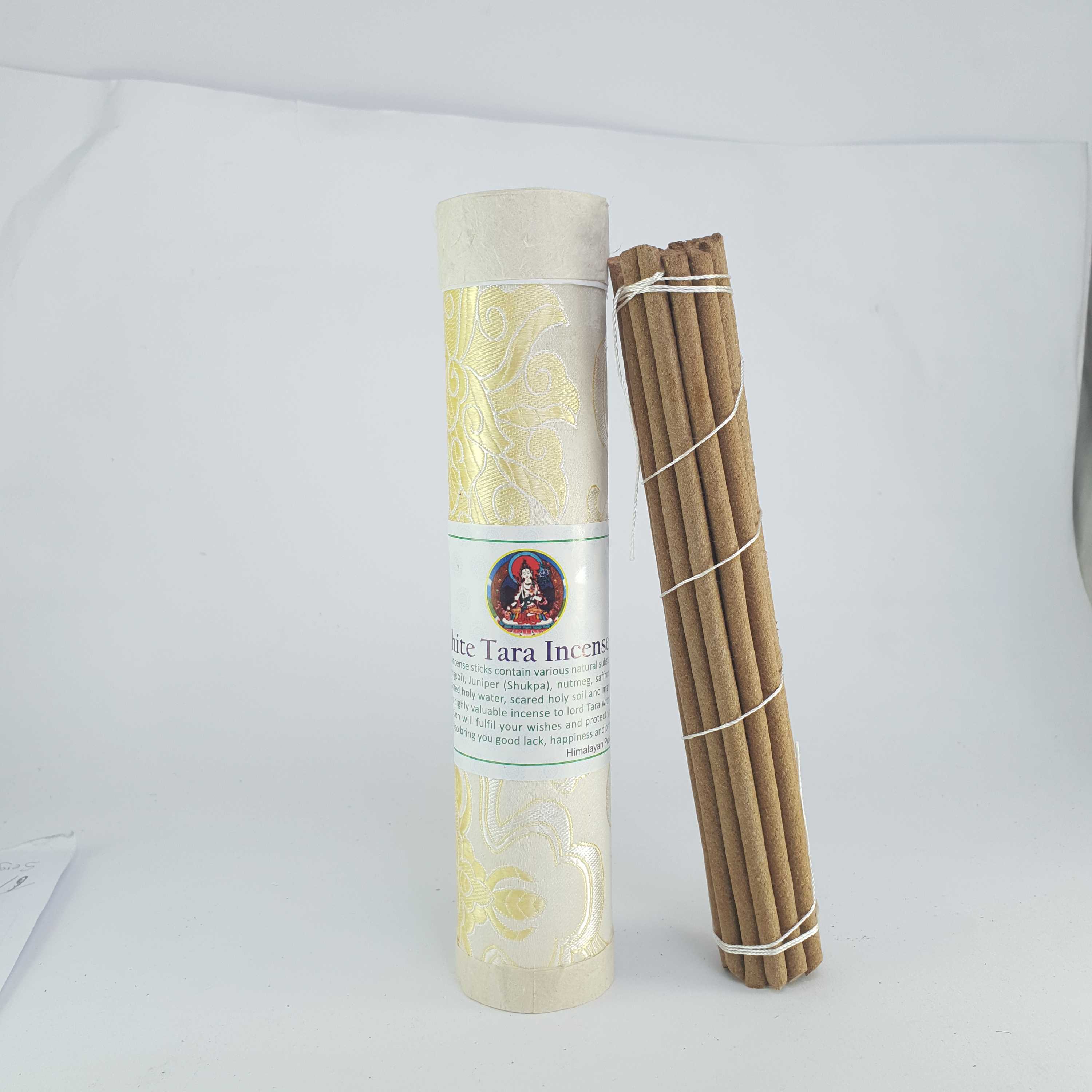 White Tara Buddhist Herbal Incense tube