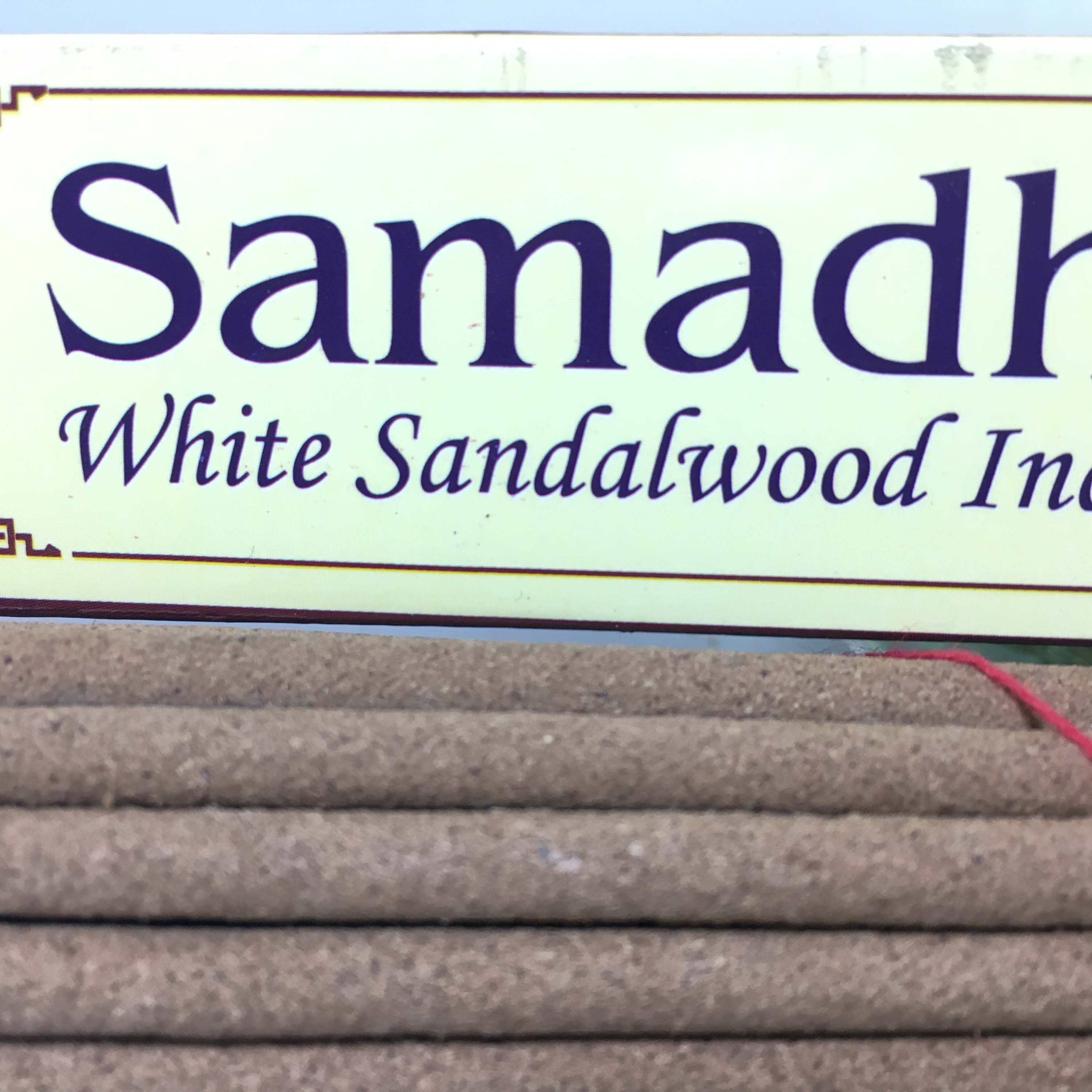 Samadhi White Sandalwood Incense