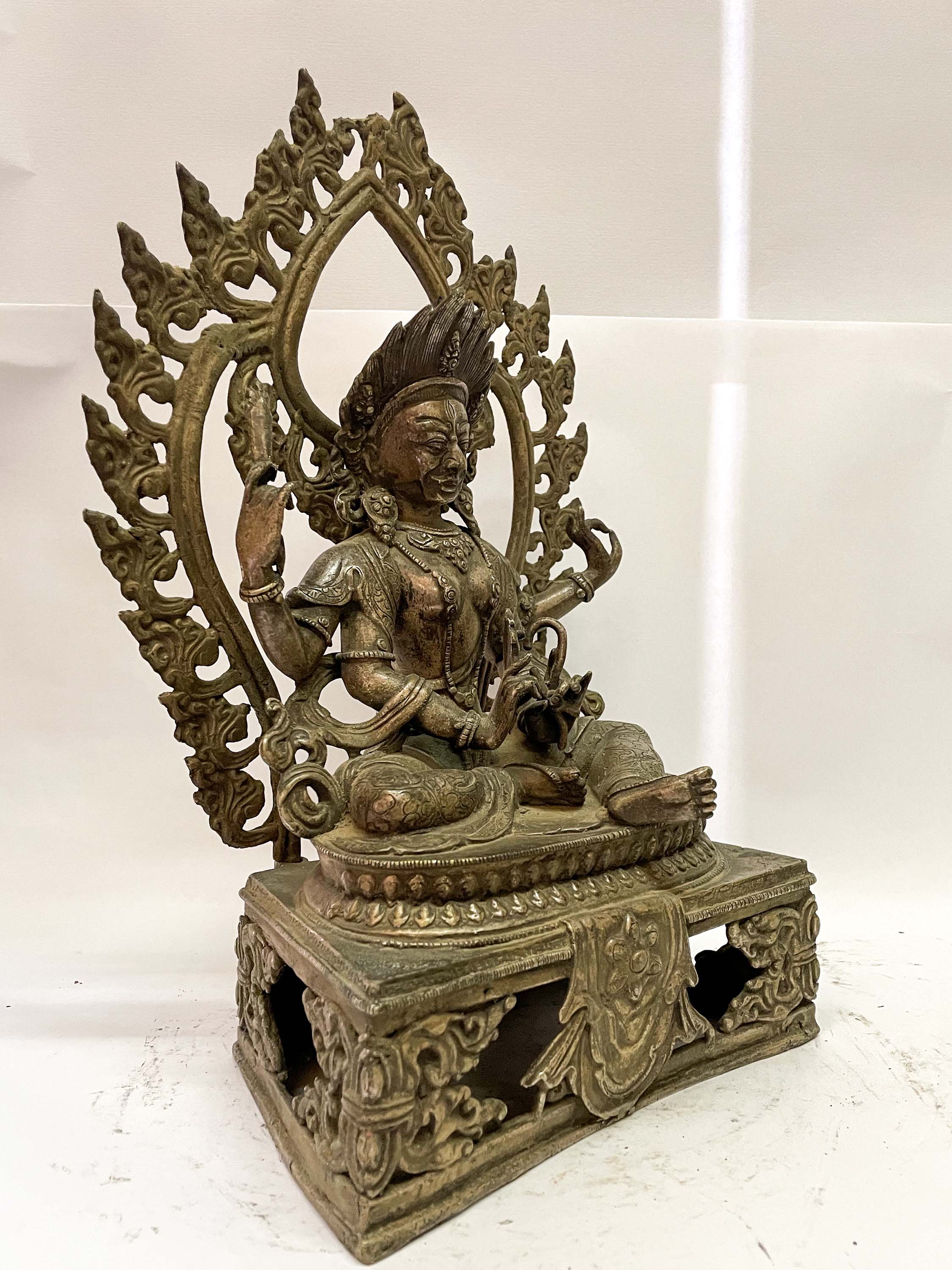 Antique Handmade Statue <span Style=