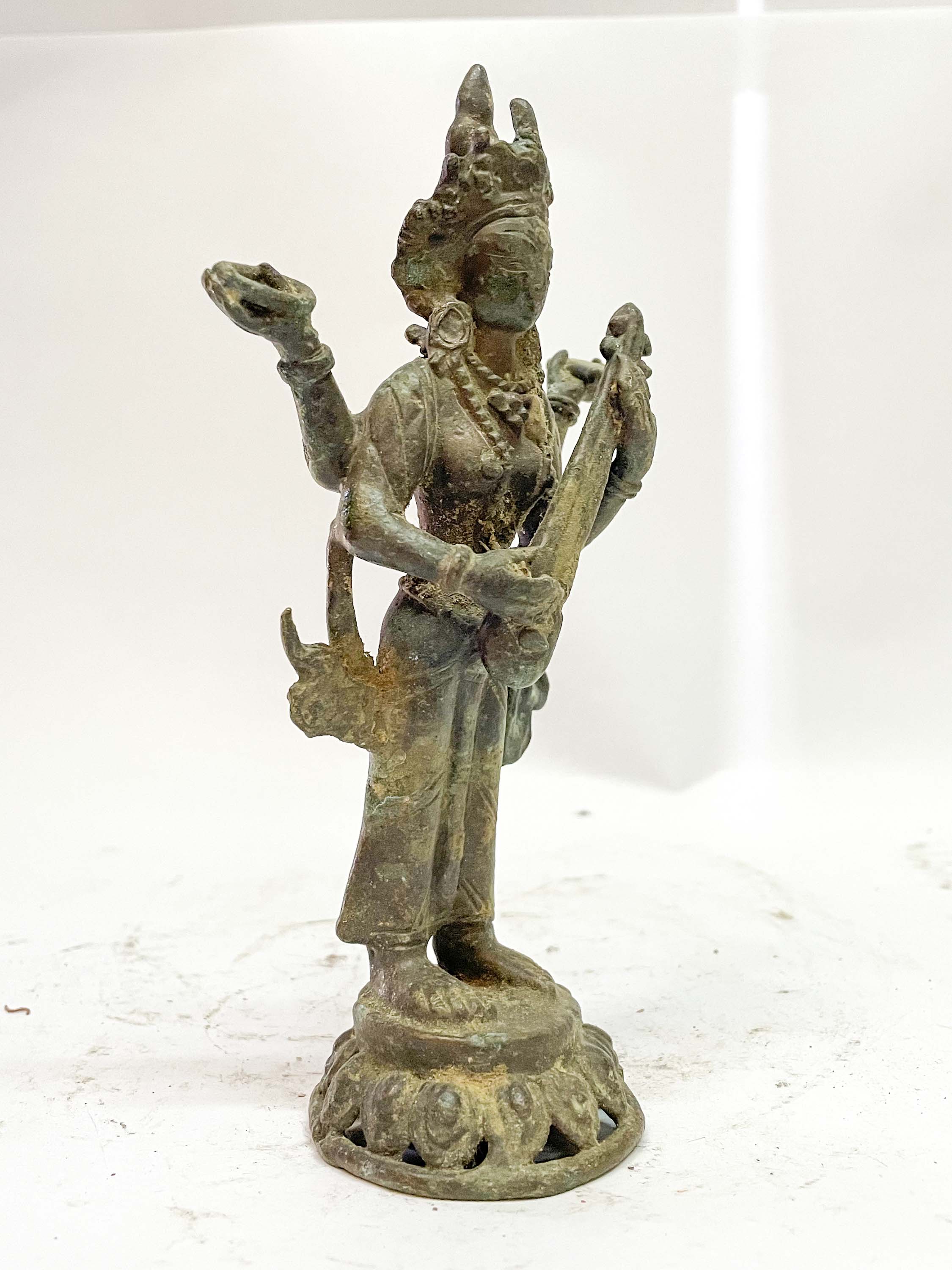 Antique Nepali Handmade Statue <span Style=