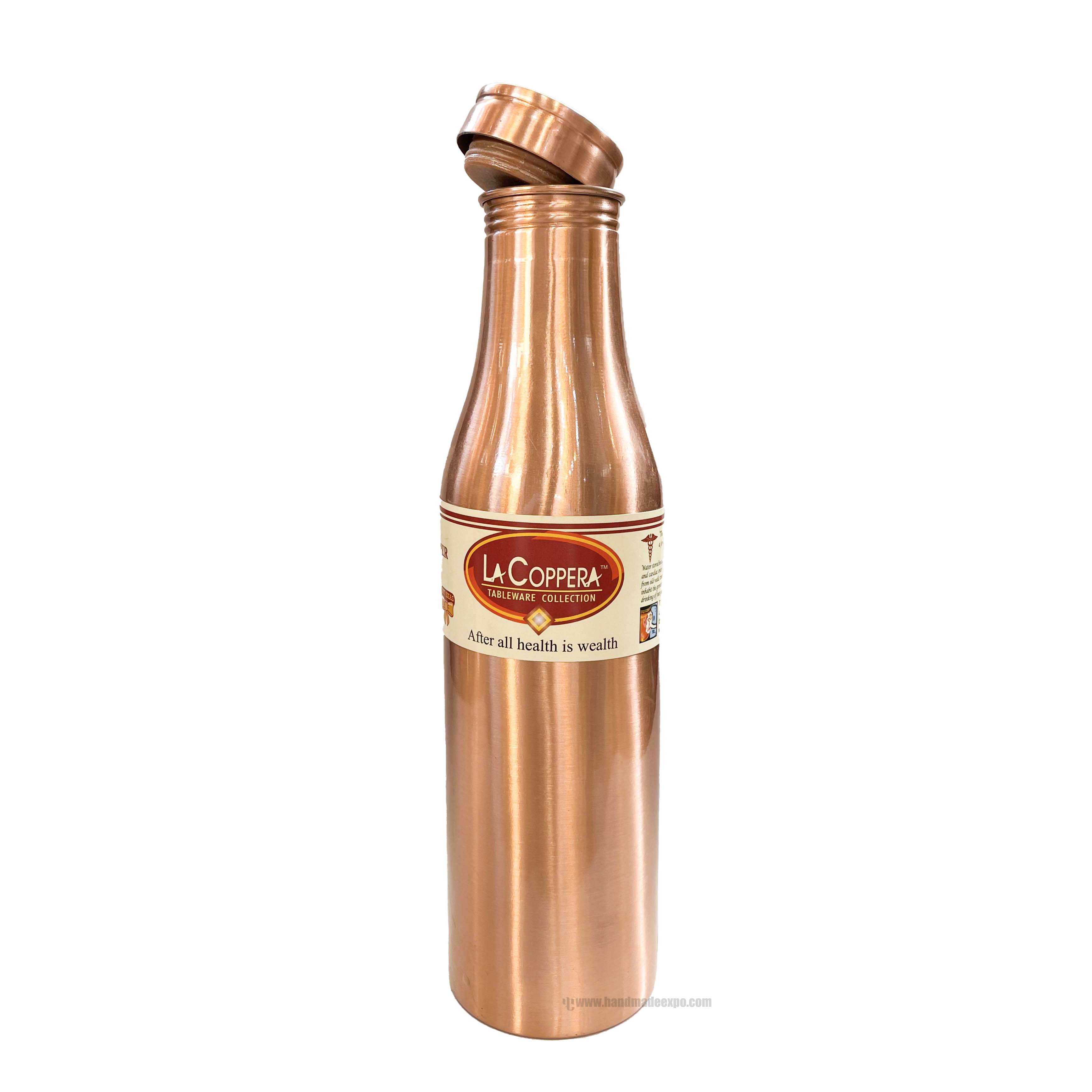 Copper Water bottle With Plain Design