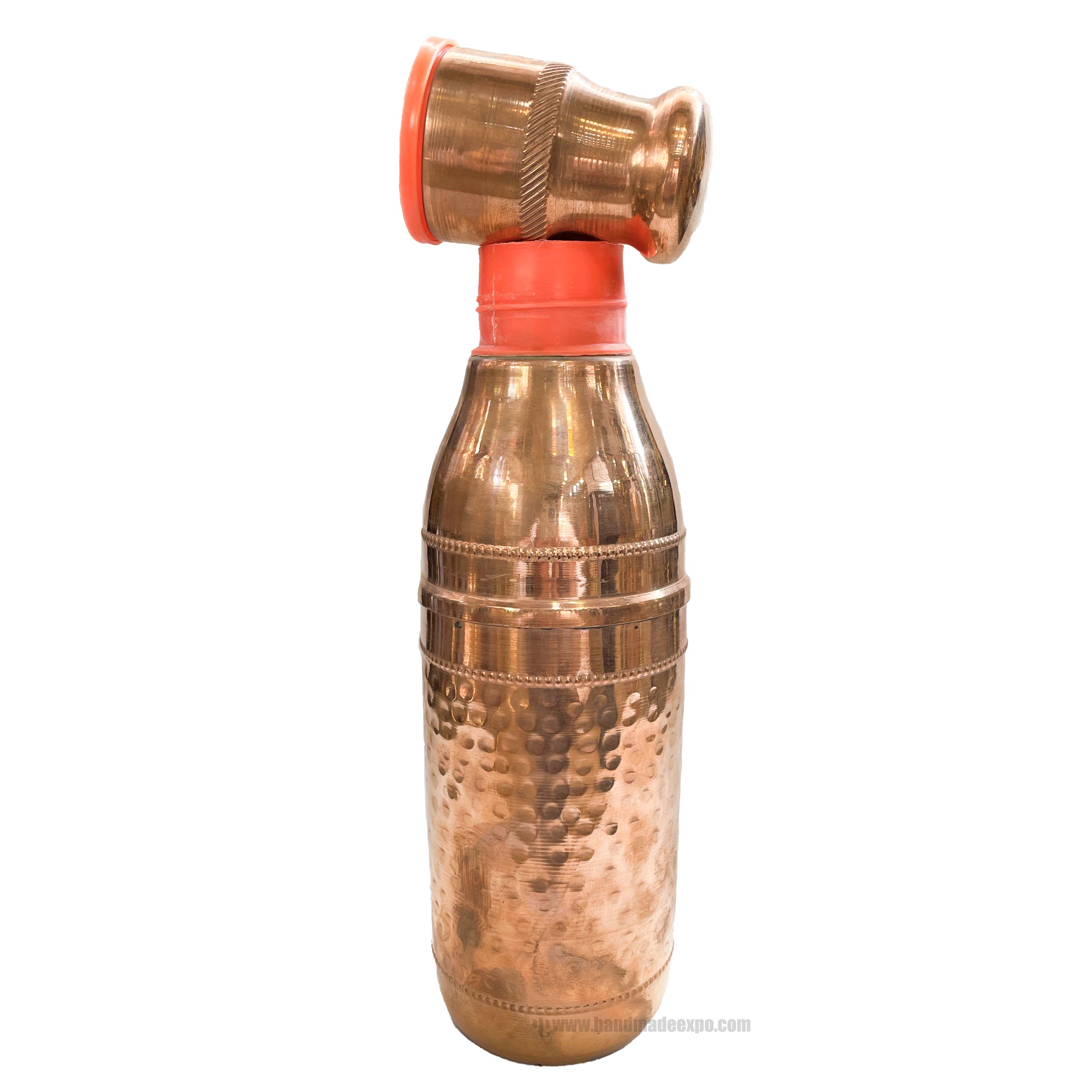 Copper Water bottle With Spot Design