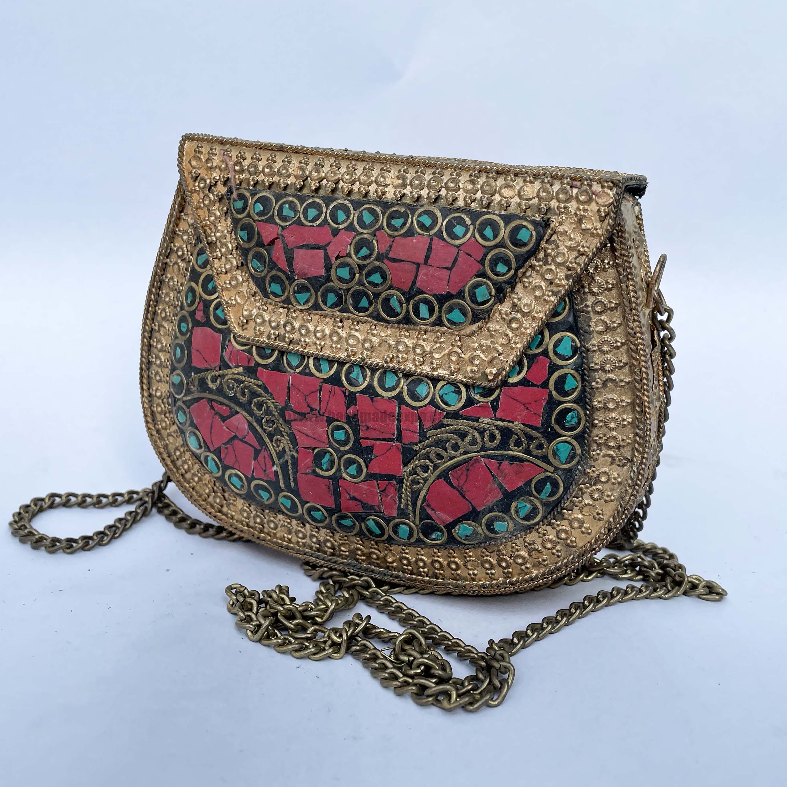 Stone Metal Clutch Bag at Rs 620 / Pieces in Sambhal | Shahab Impex