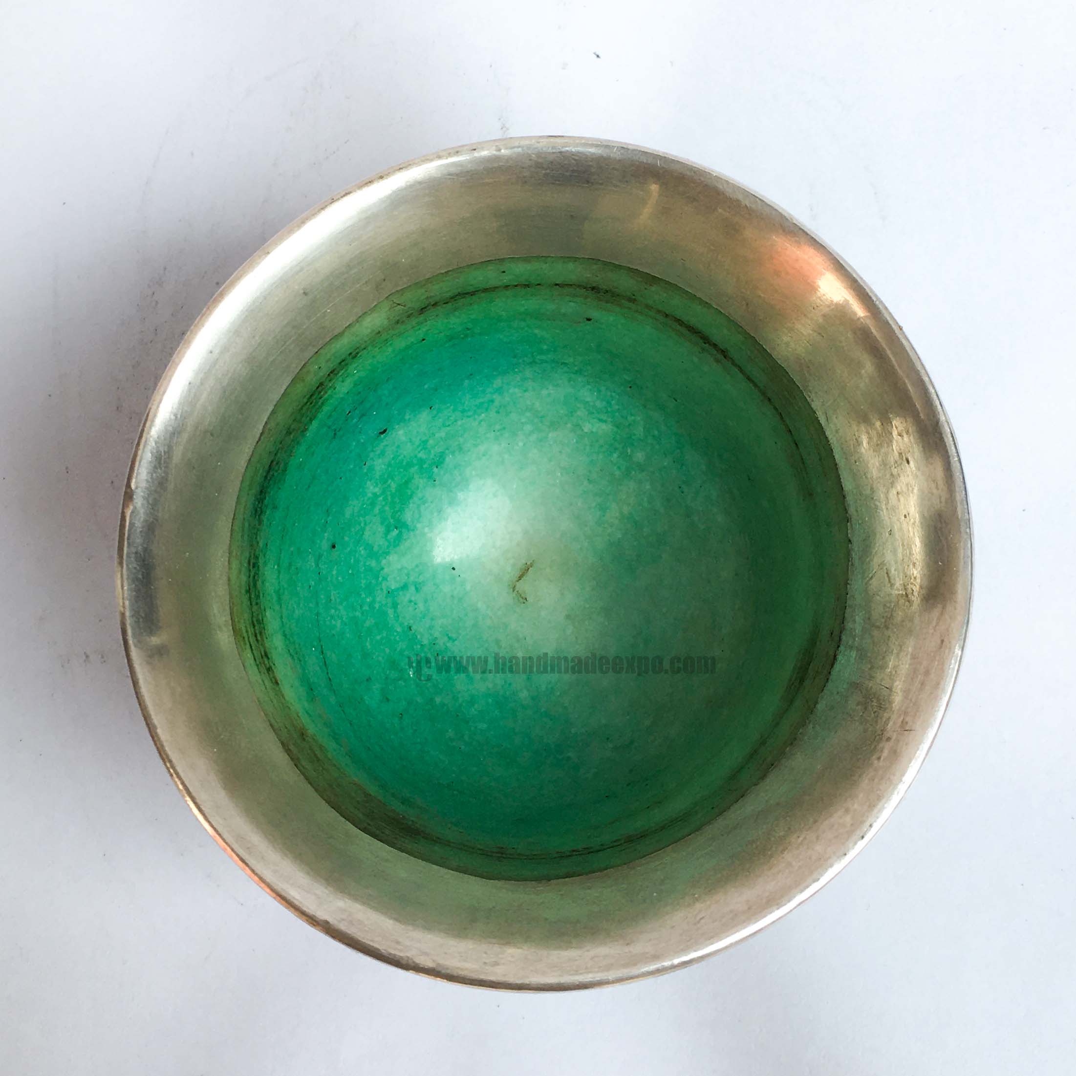 Metal Offering Bowls With Silver