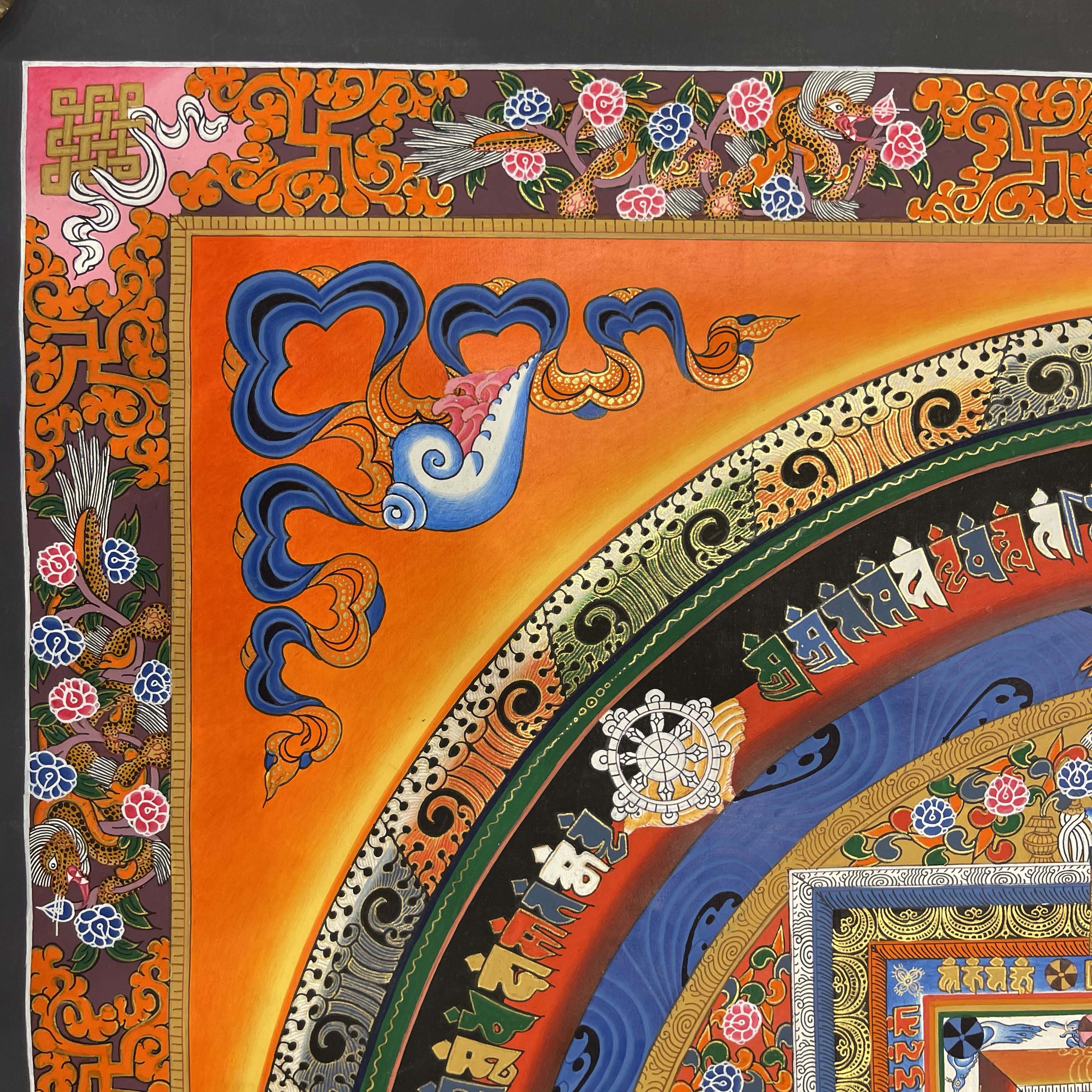 Buddhist Hand Painted Thangka <span Style=