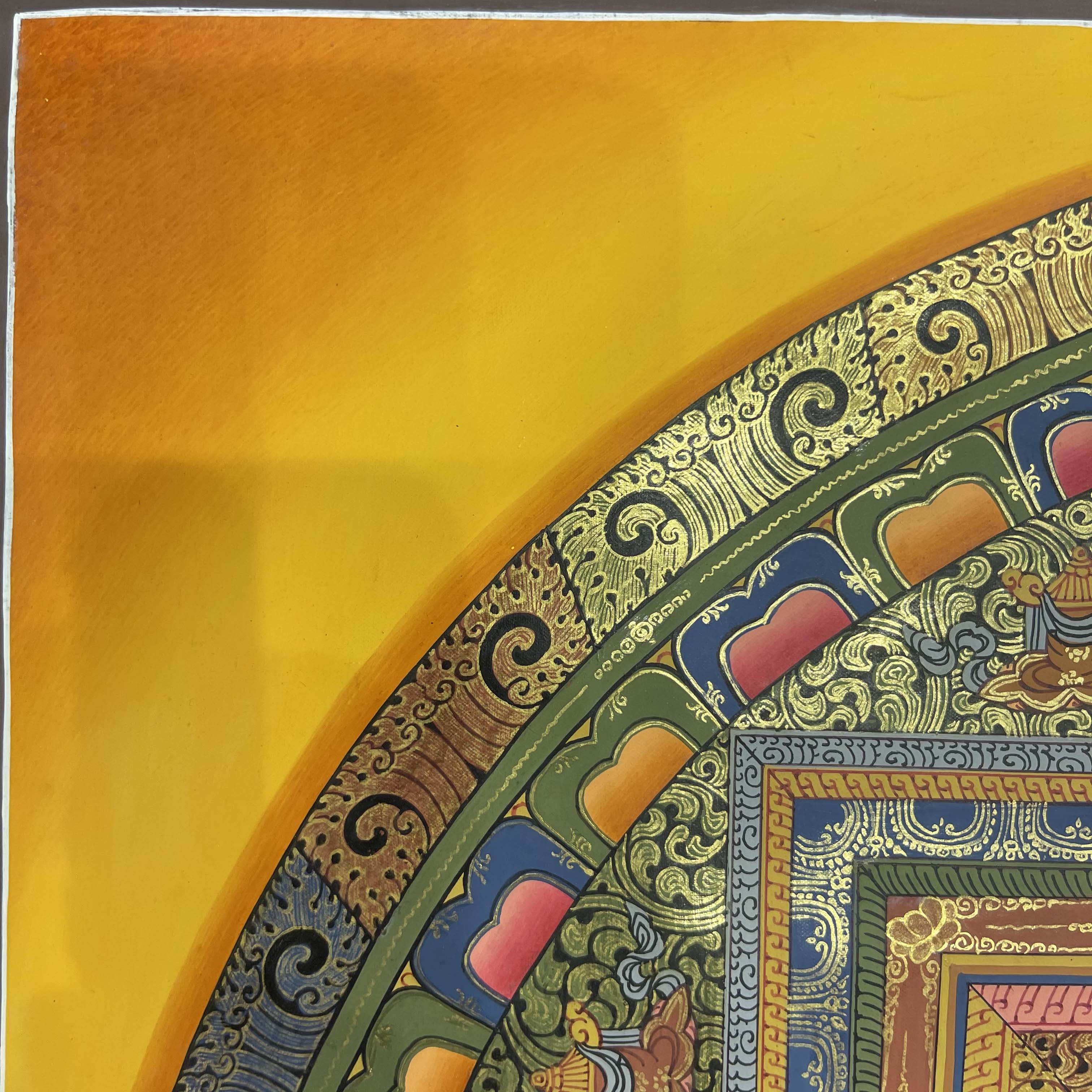 Buddhist Hand Painted Thangka <span Style=