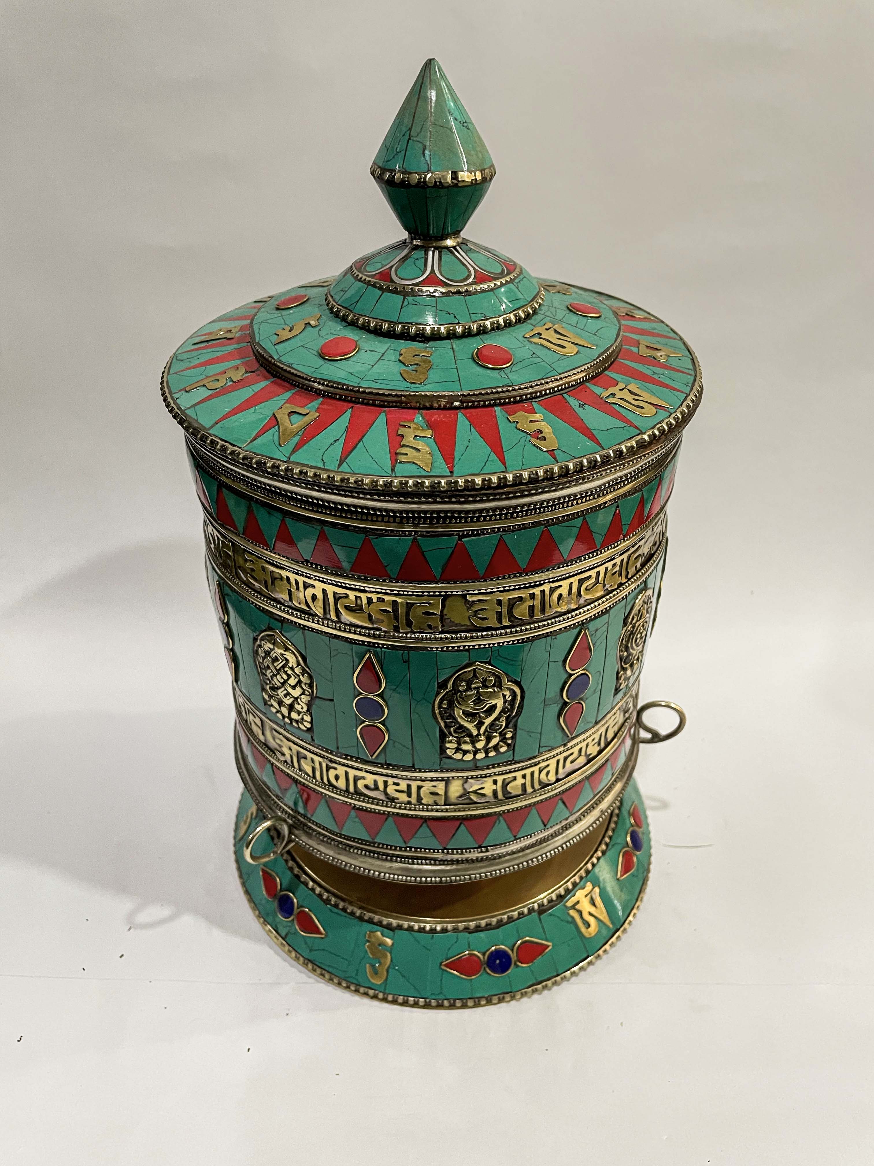 Table Prayer Wheel Big Size, <span Style=