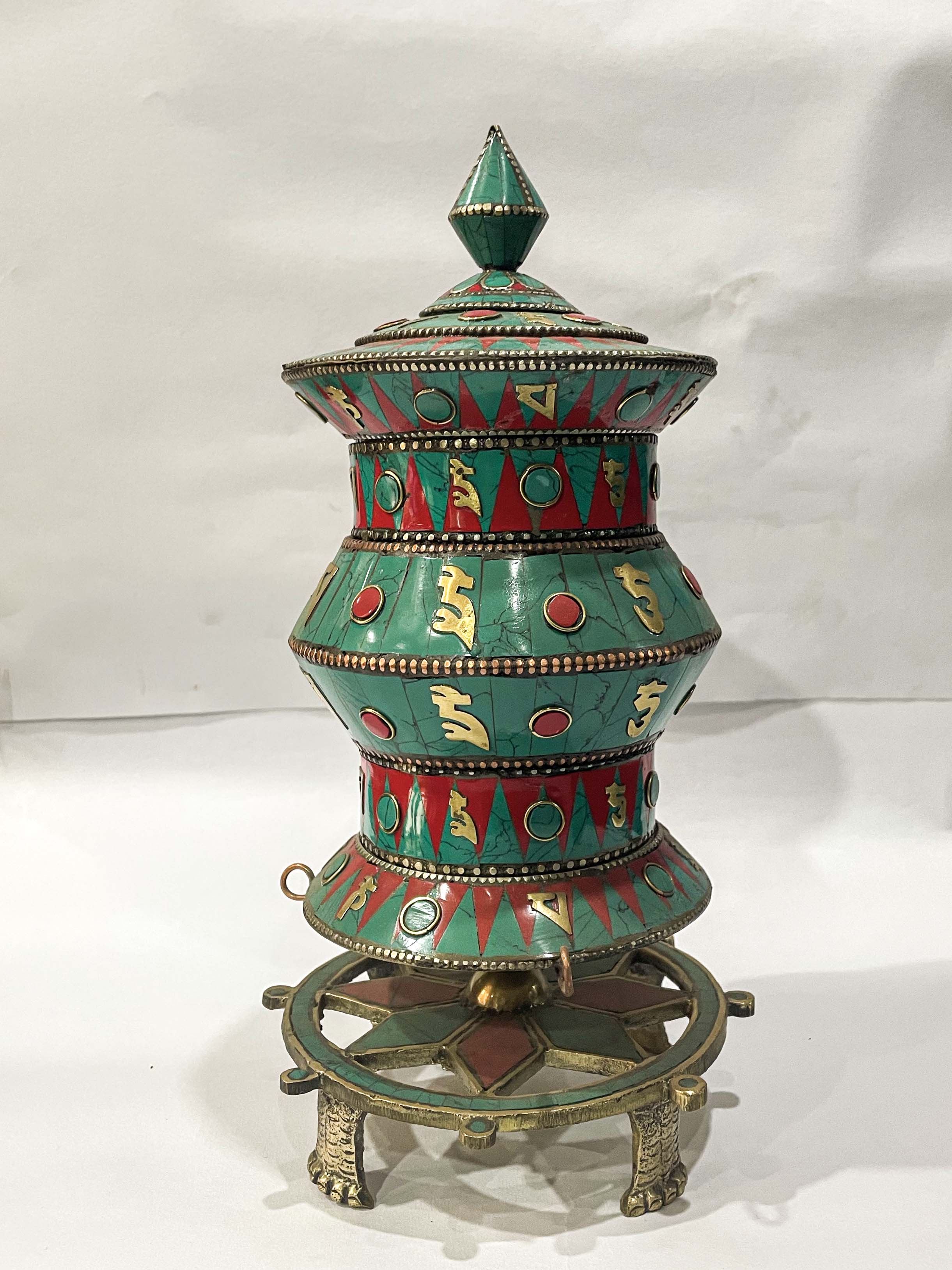 Table Prayer Wheel Big Size <span Style=