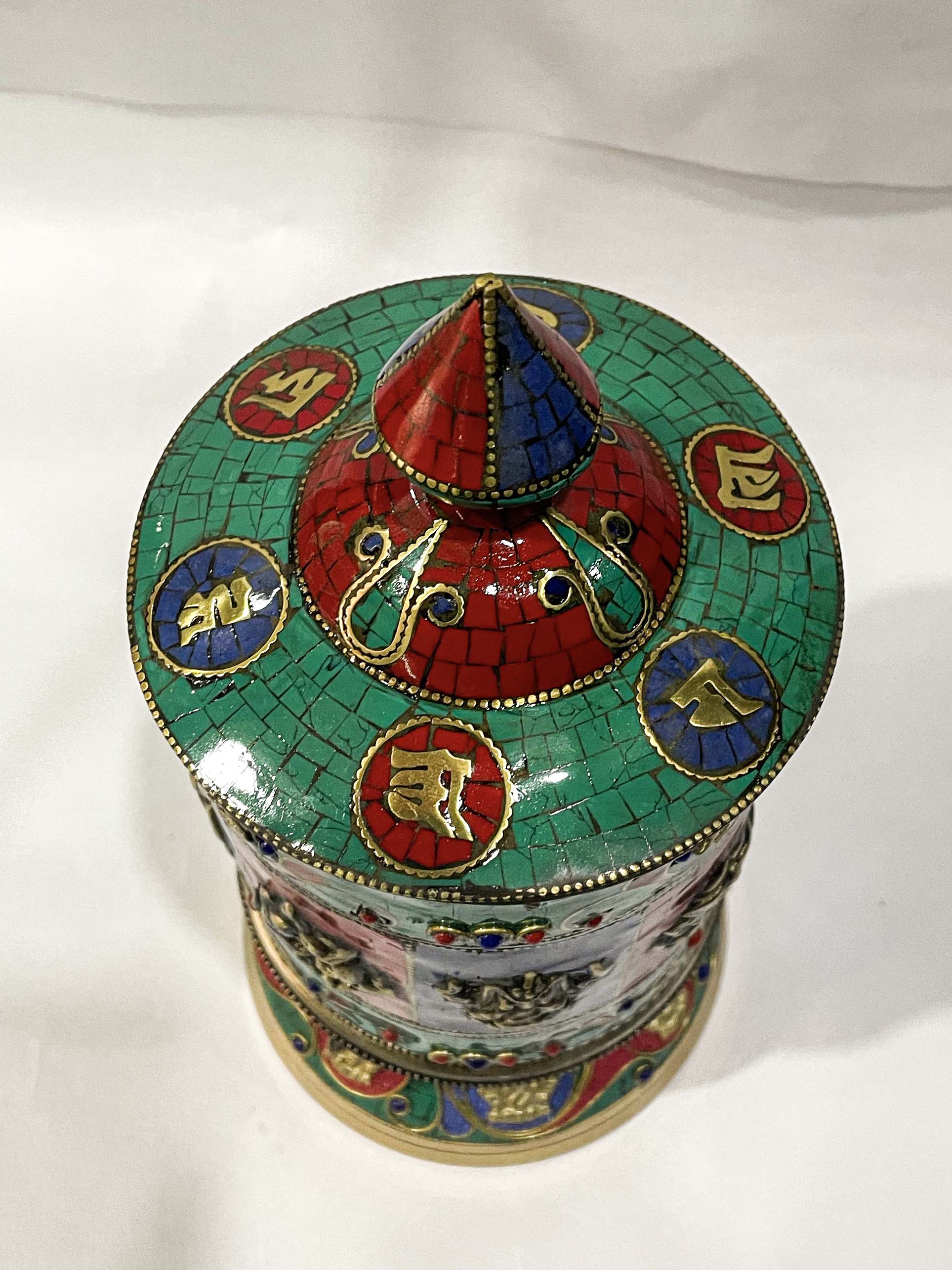 Table Prayer Wheel Medium Size, <span Style=