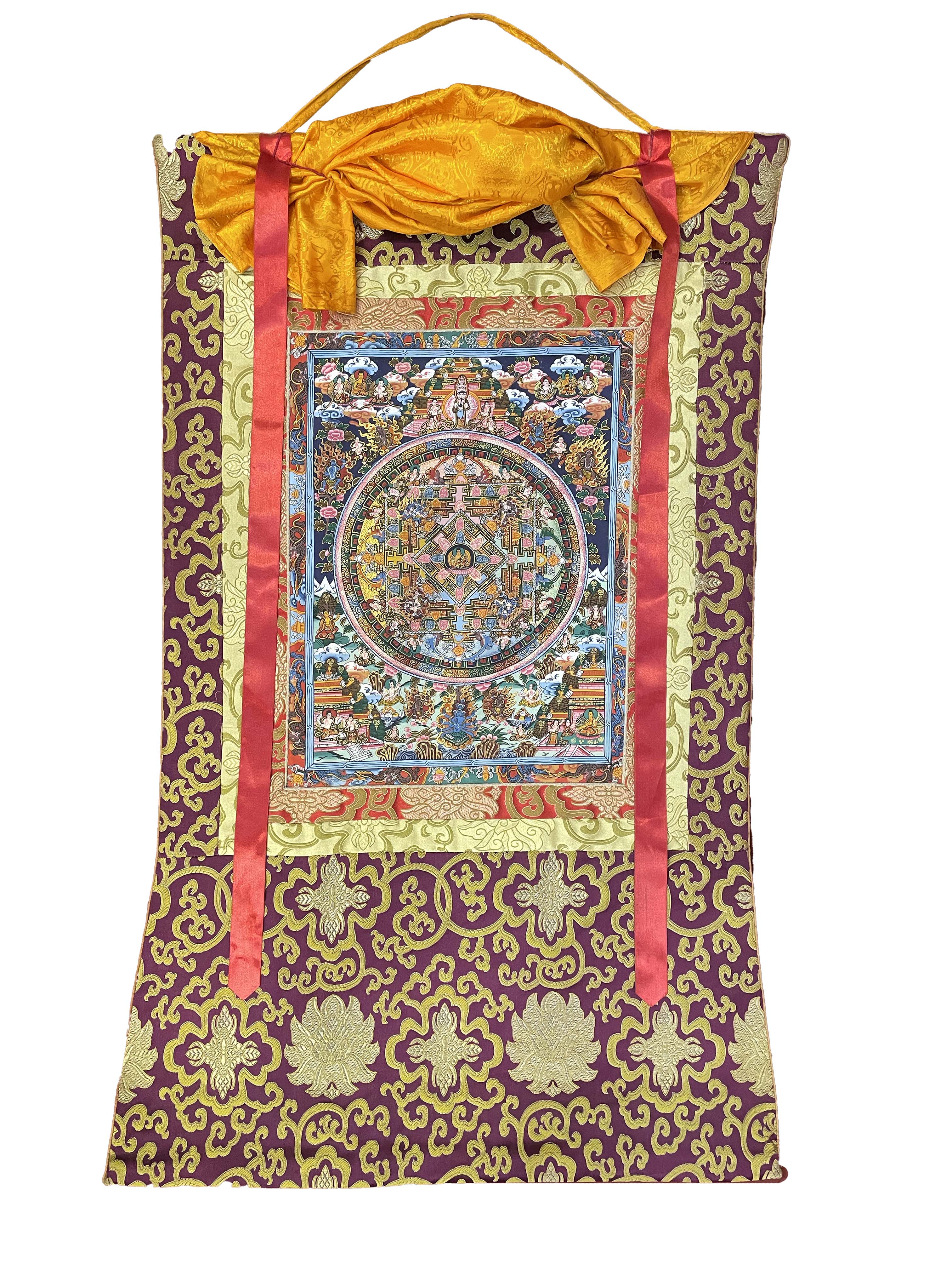 Buddhist Thangka <span Style=