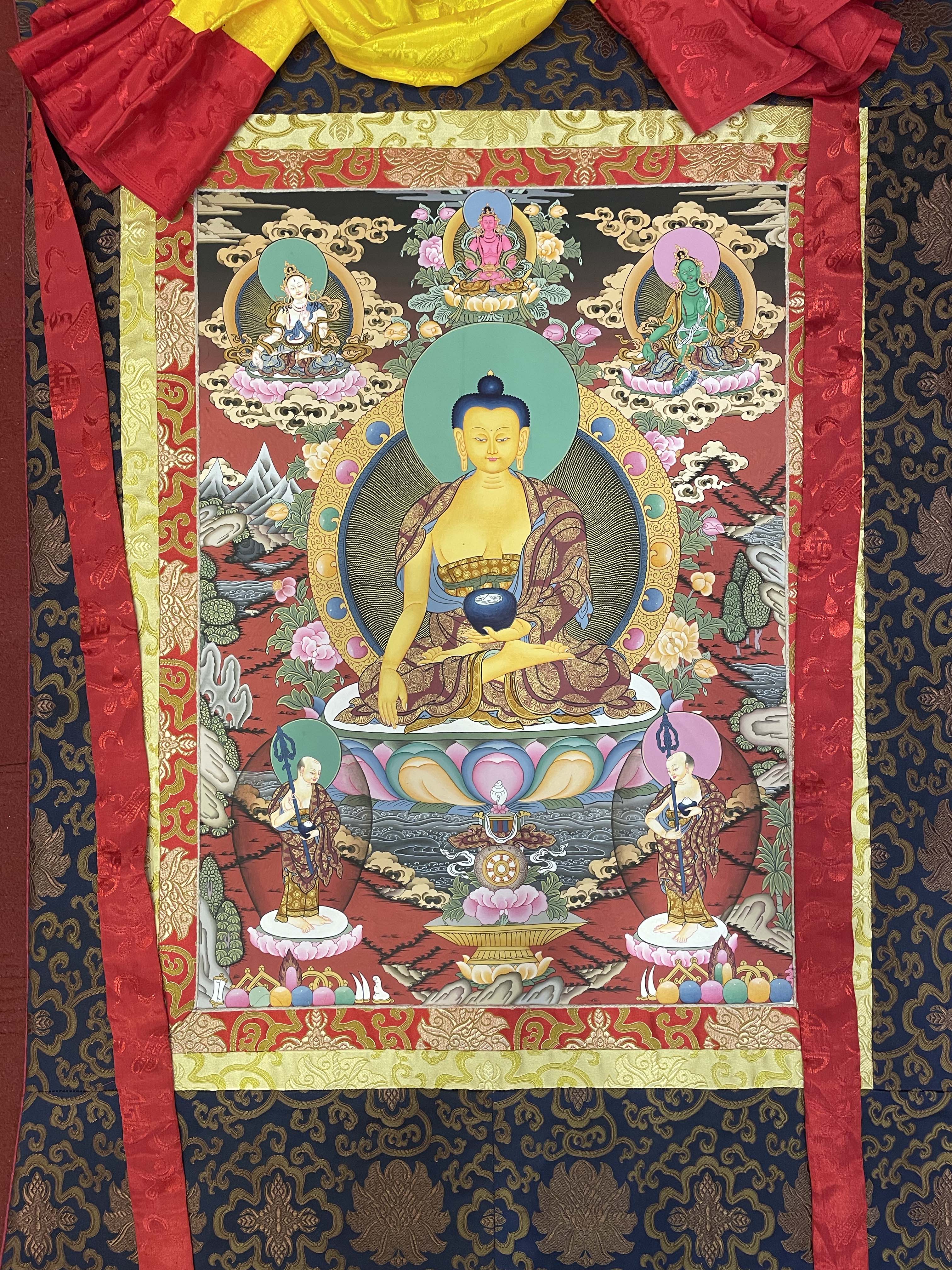 Buddhist Thangka <span Style=