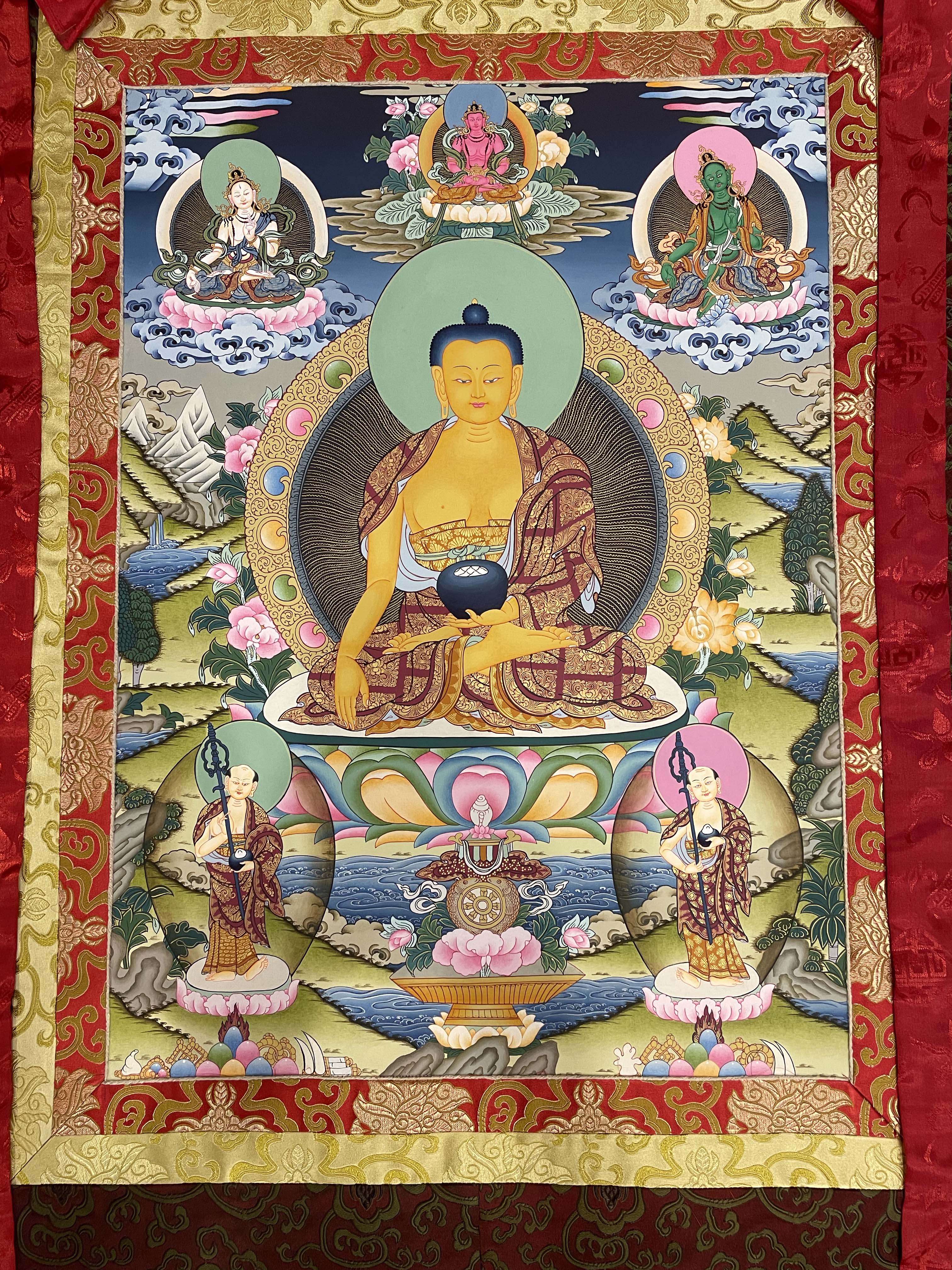 Buddhist Thangka <span Style=