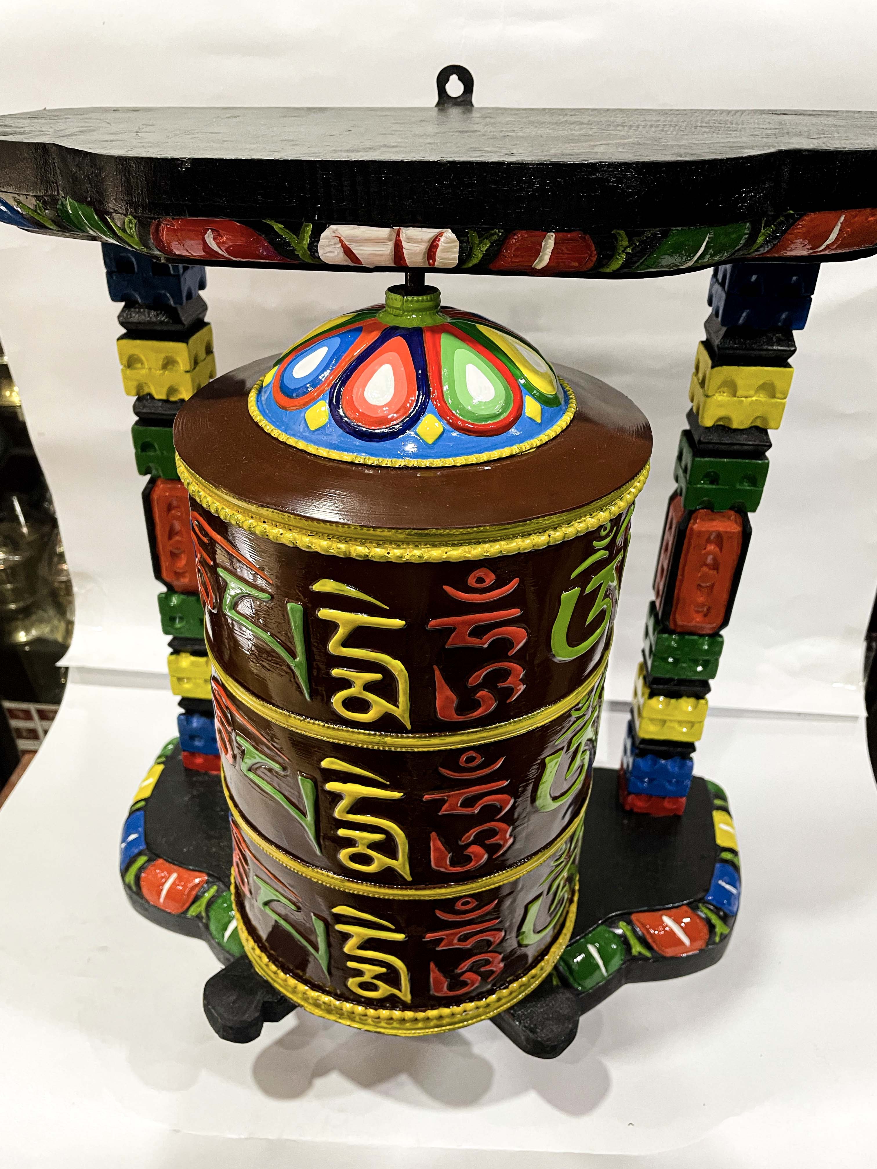 Wall Prayer Wheel Big Size <span Style=