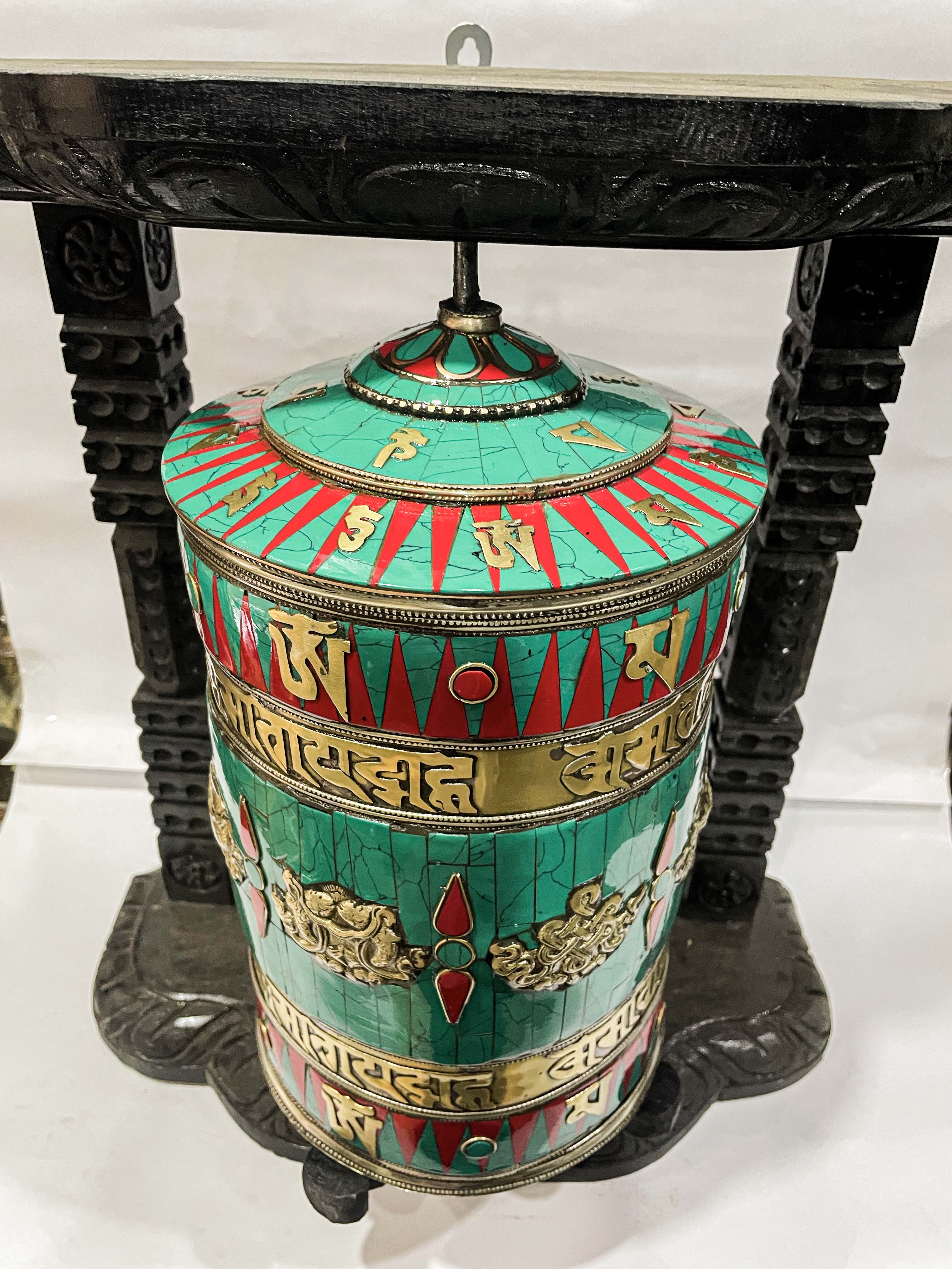 Wall Prayer Wheel Big Size <span Style=