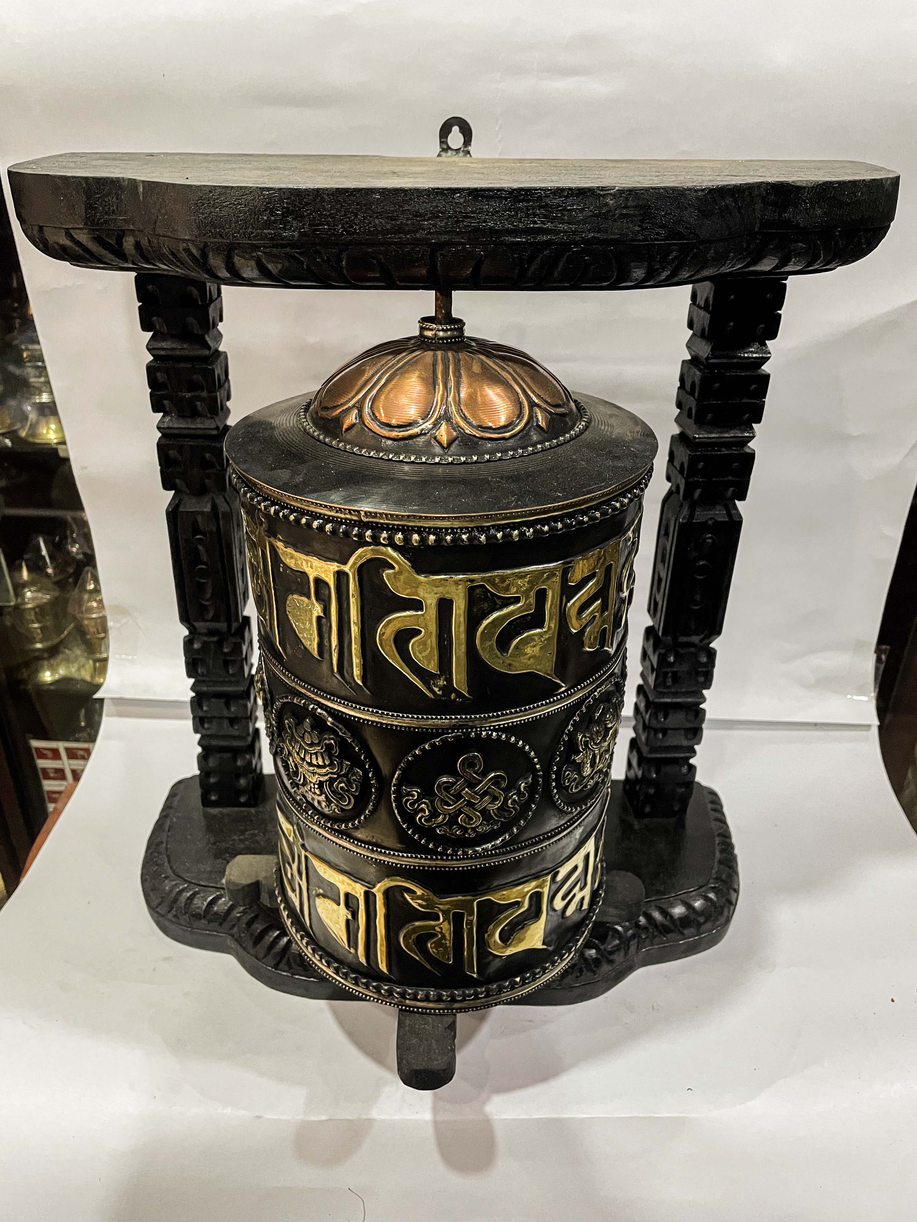 Wall Prayer Wheel Big Size <span Style=