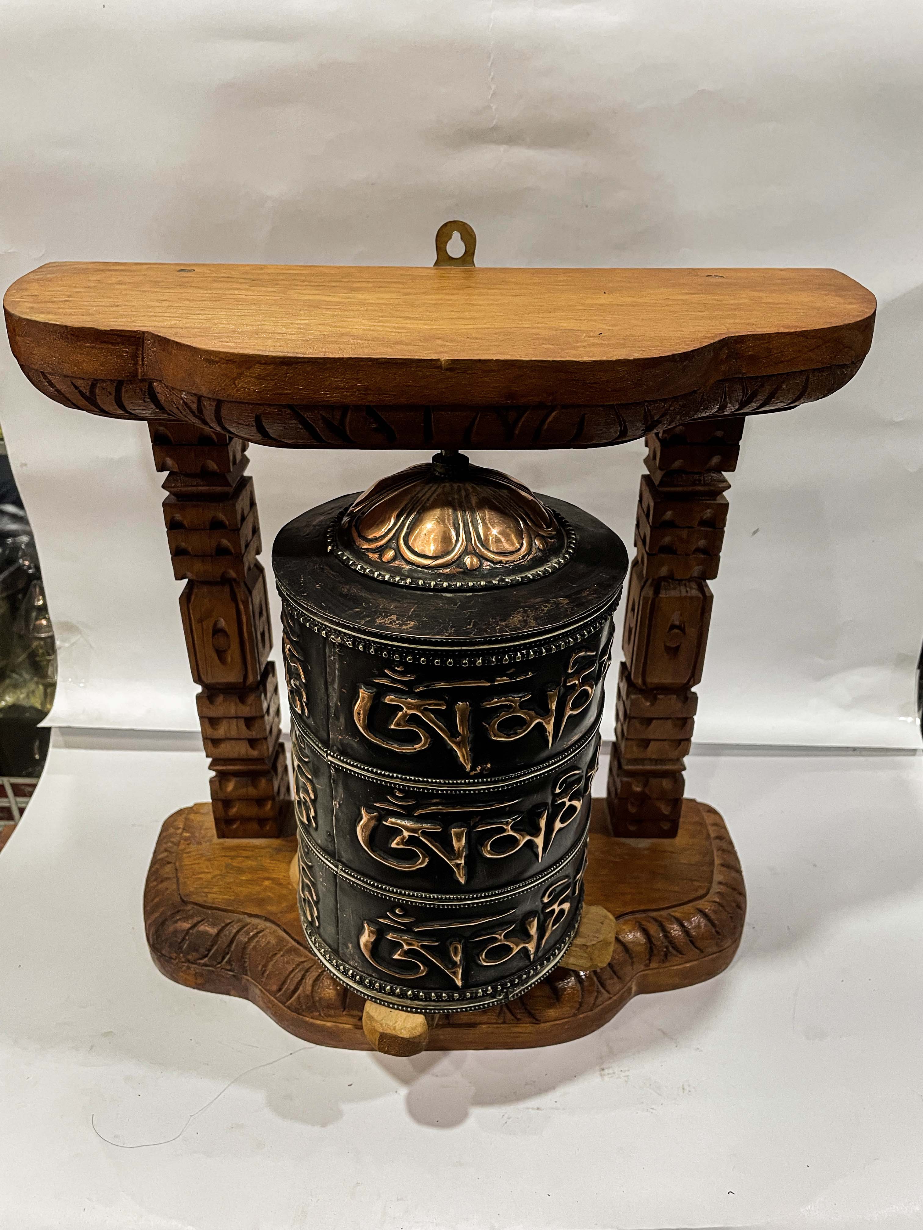 Wall Prayer Wheel Big Size <span Style=