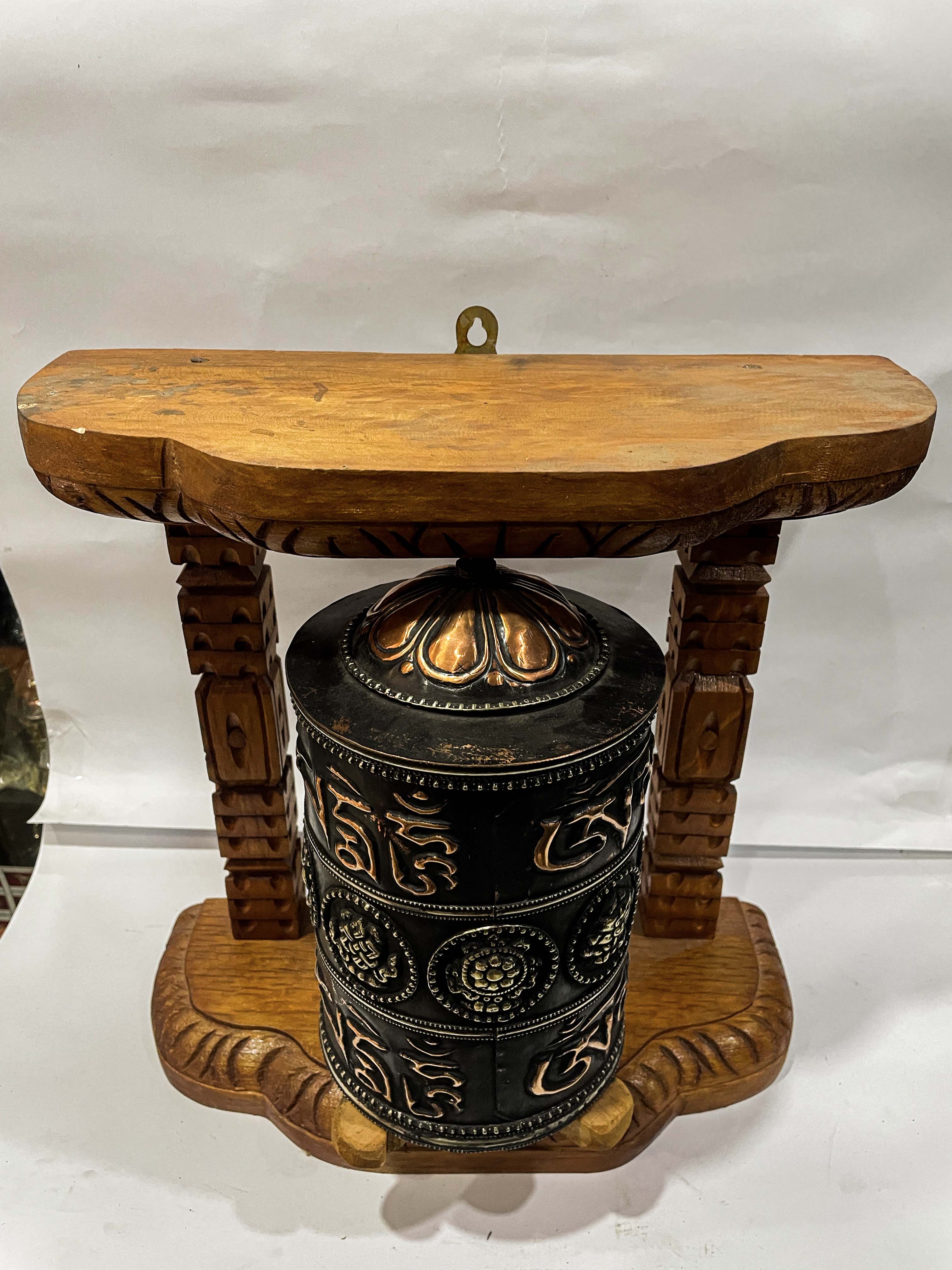 Wall Prayer Wheel Big Size <span Style=