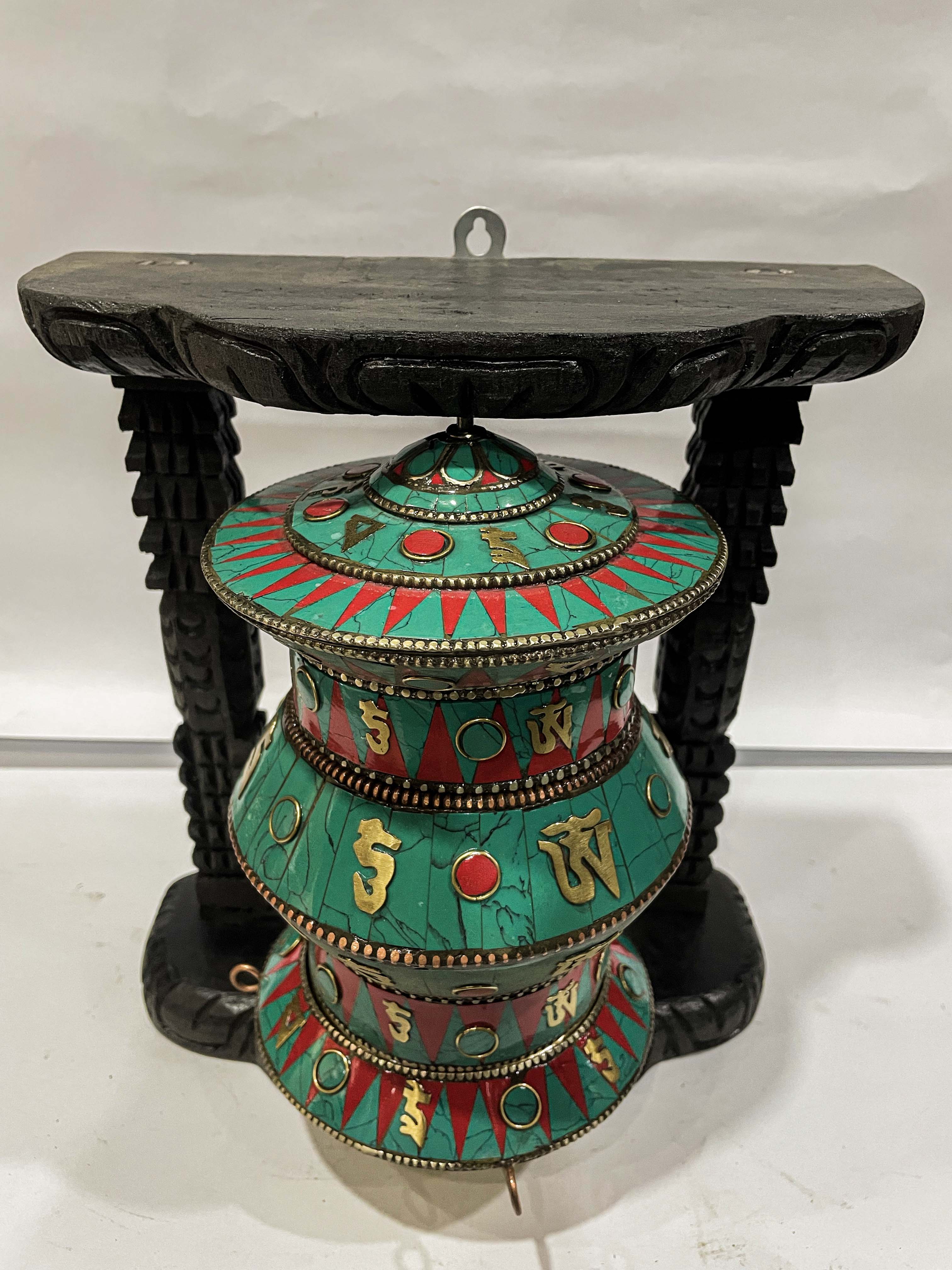 Wall Prayer Wheel Big Size <span Style=