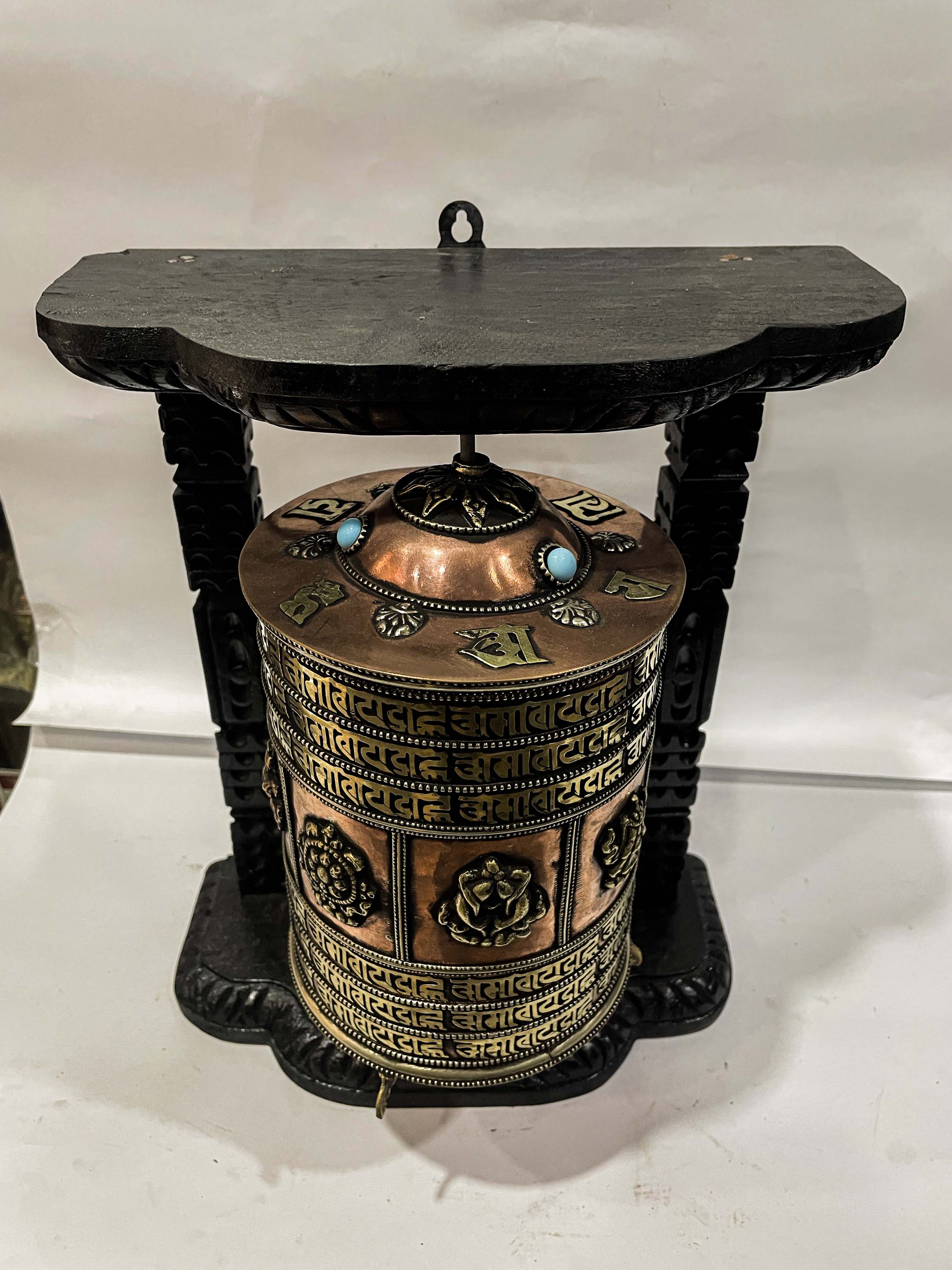 Wall Prayer Wheel Big Size <span Style=