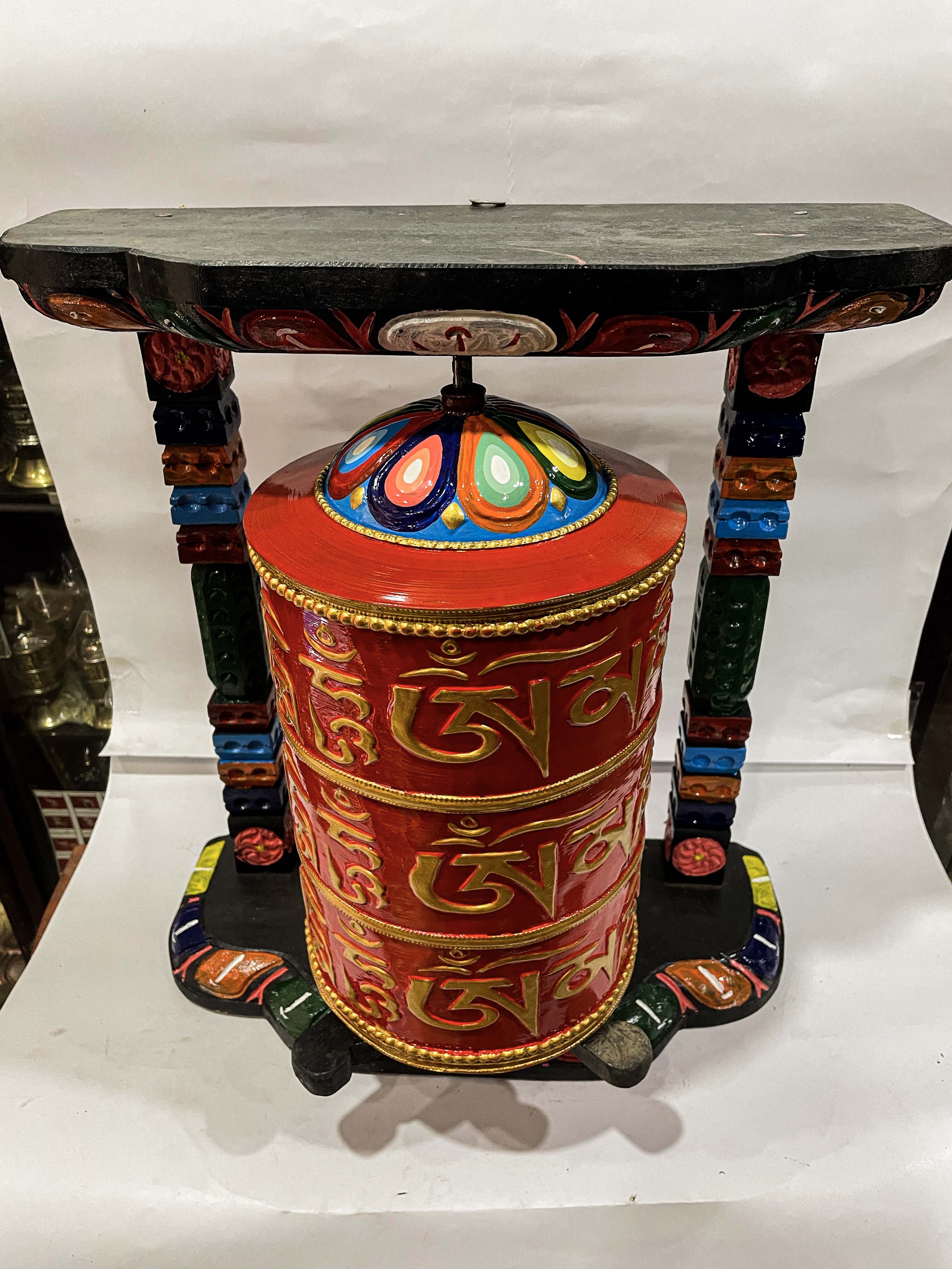 Wall Prayer Wheel Big Size <span Style=